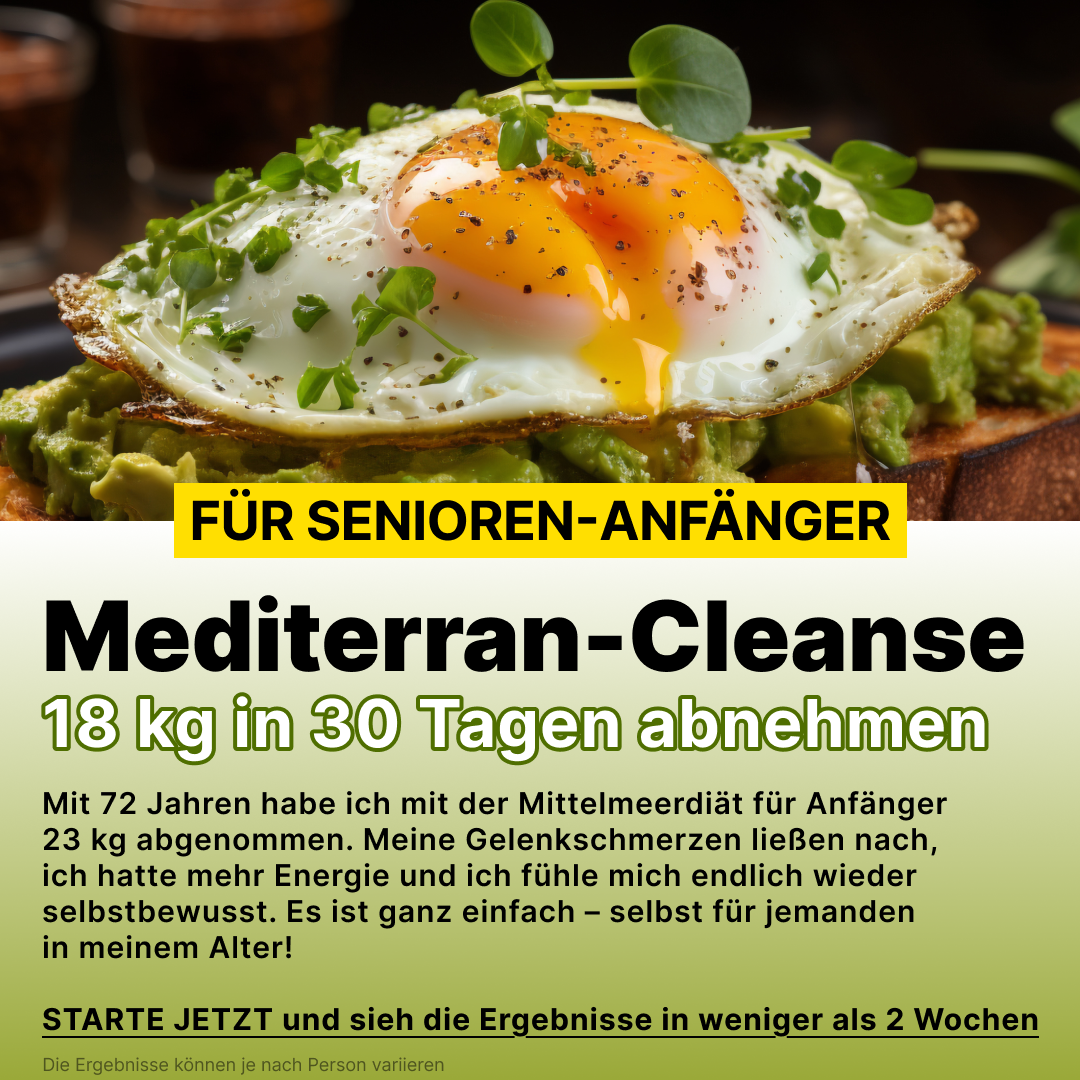 Mediterranean Diet for Beginners Facebook ad: Es dauert nur 2 Wochen, um einen Unterschied zu machen!