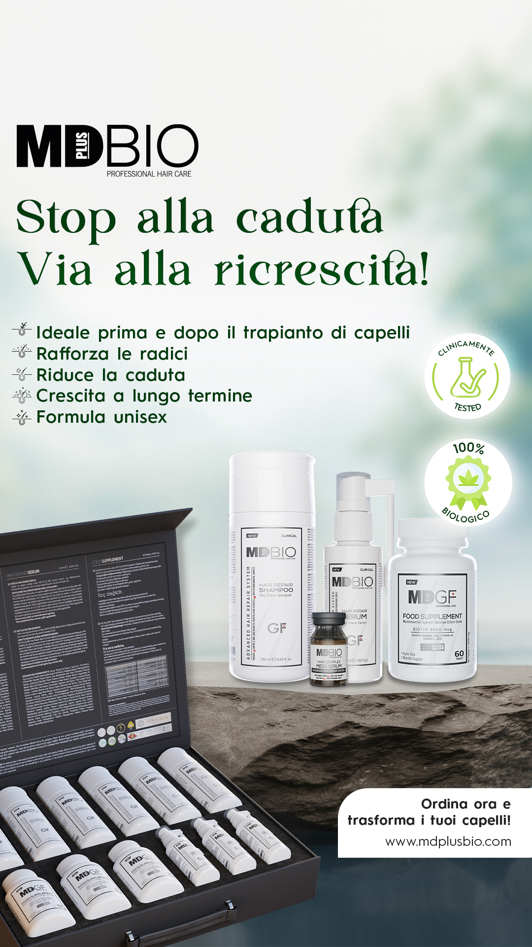MD Plus Bio Professional Hair Care Facebook ad