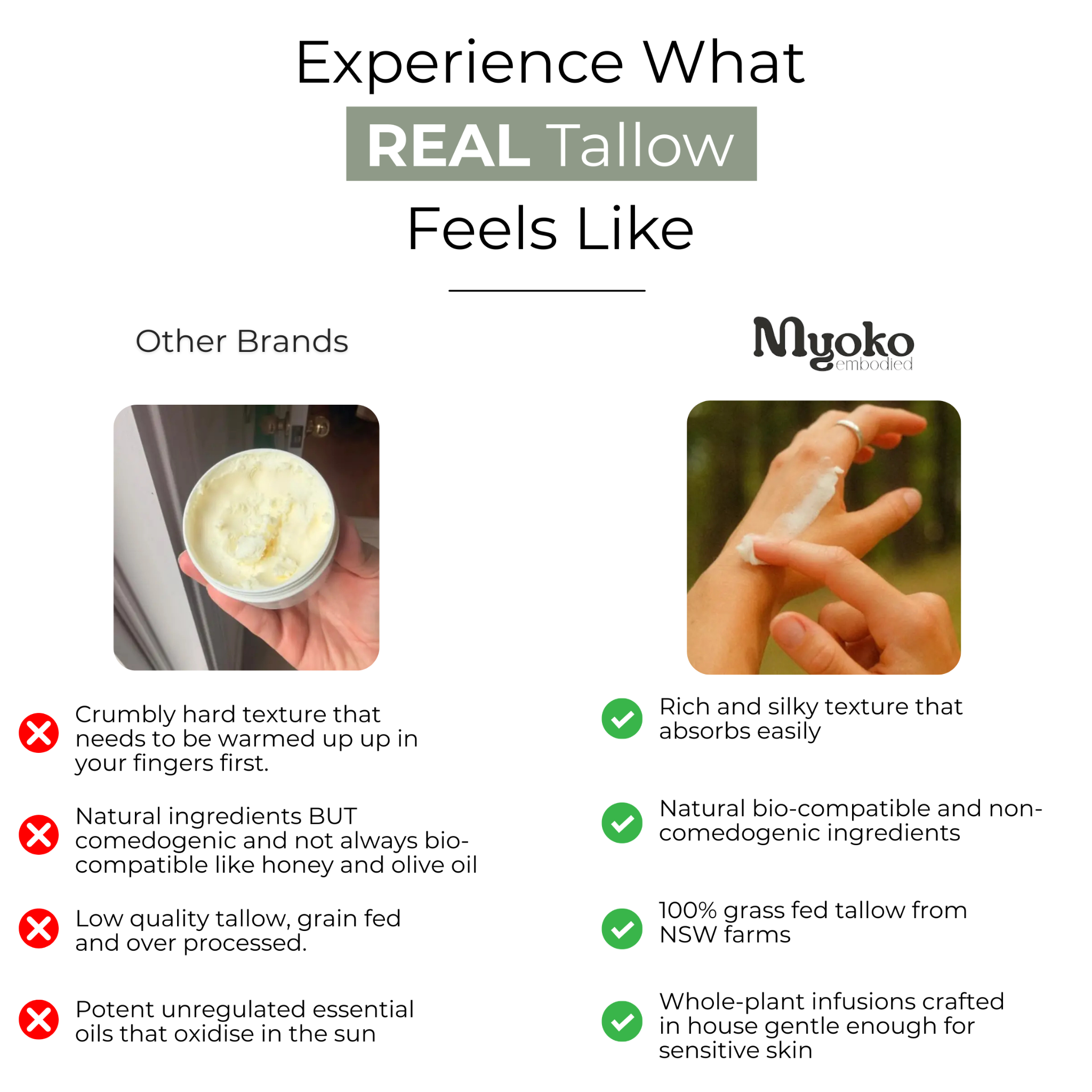 Myoko Embodied Facebook ad: Nourish Your Skin The Right Way