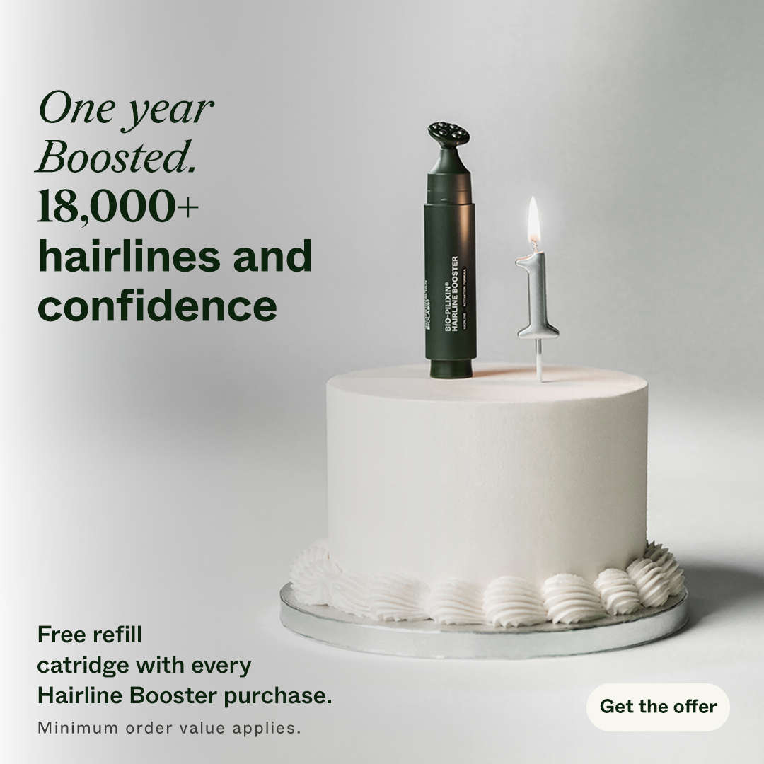 Scandinavian Biolabs Facebook ad: Add a Booster, Get a Cartridge Free