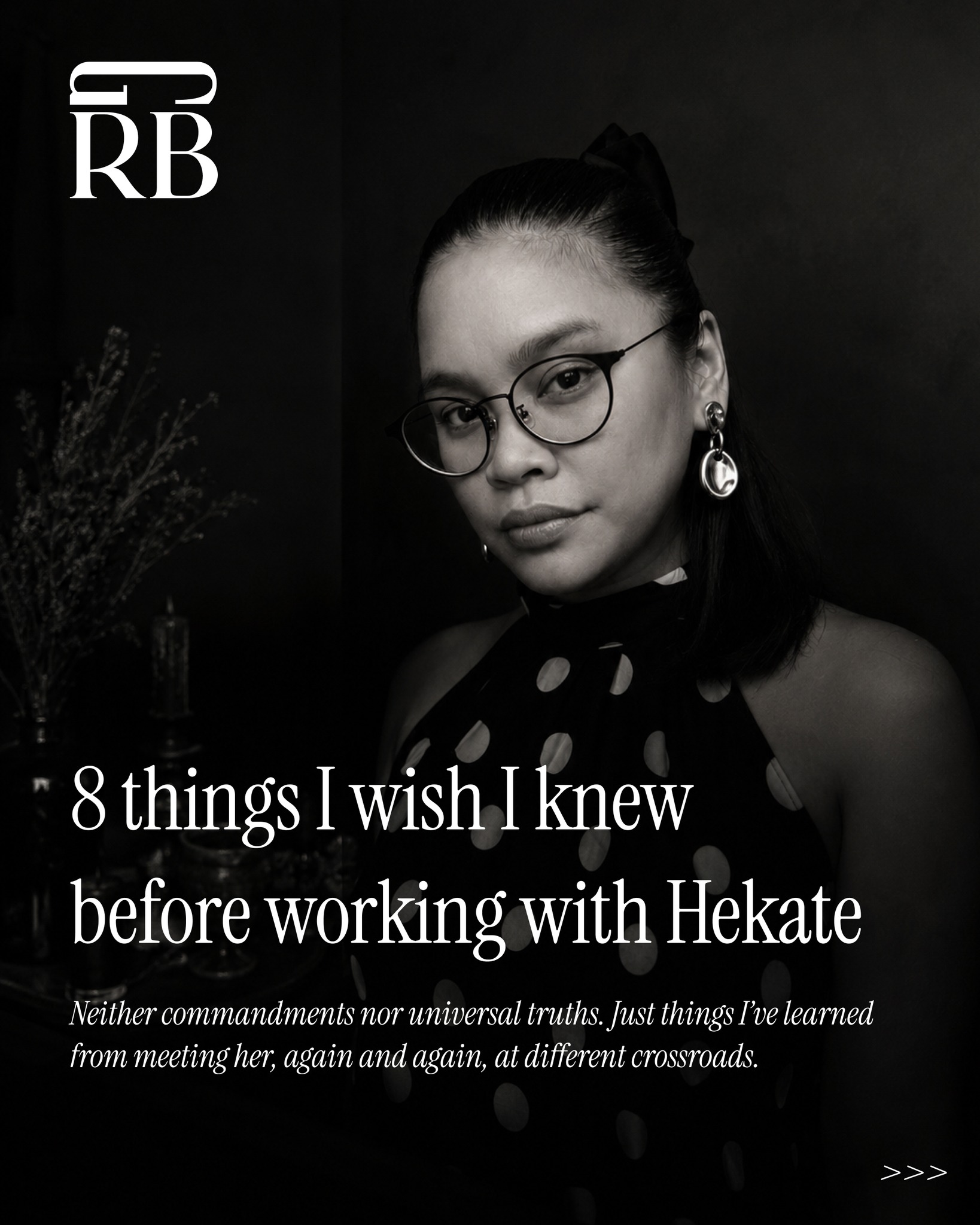 Galerie Rberry Facebook ad: Who is Hekate, you might ask?