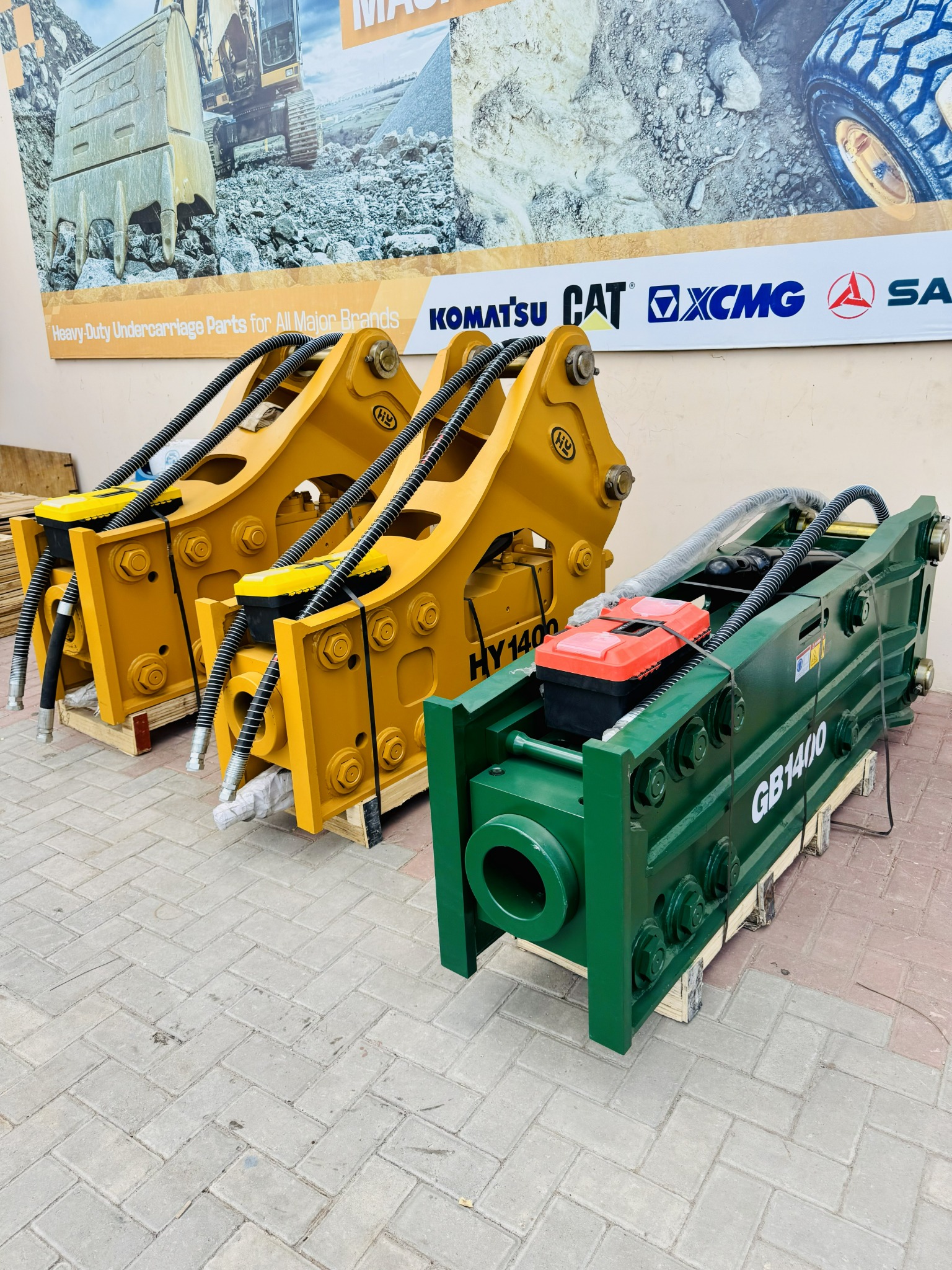 DHM Heavy Duty Facebook ad: Break rock faster with a heavy-duty Hydraulic Breaker…