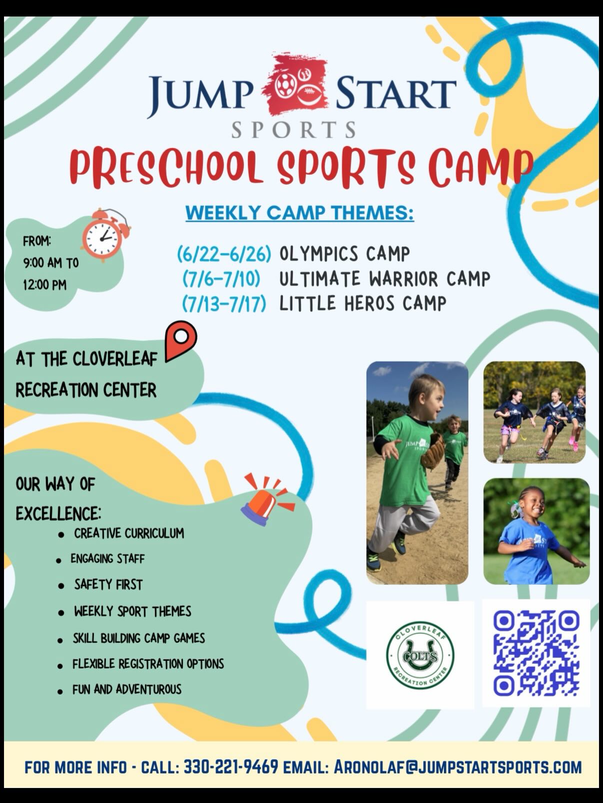 Jump Start Sports Heart of Ohio Facebook ad: Great things are coming to Cloverleaf Rec Center…