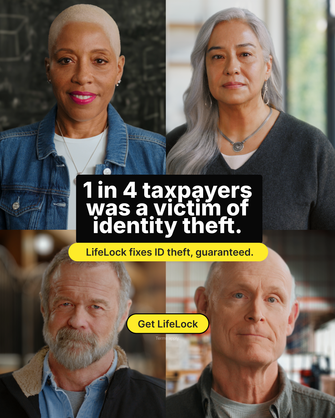 LifeLock Facebook ad