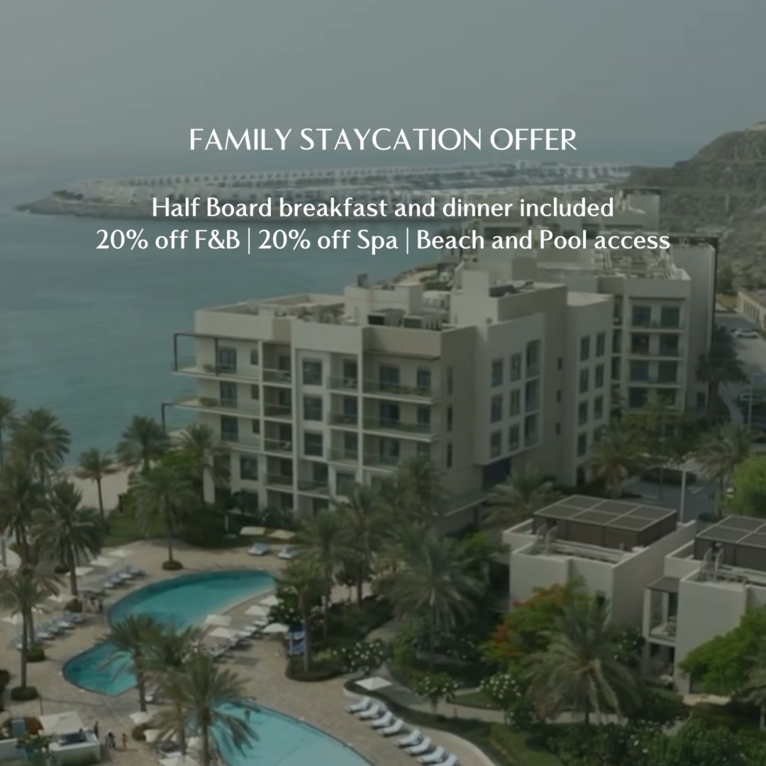 Address Beach Resort Fujairah Facebook ad: Family Staycation Offer