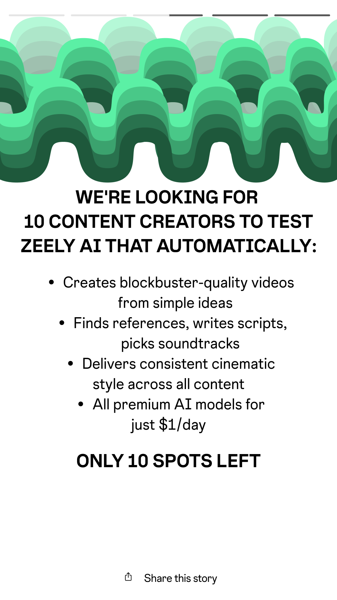 Zeely Facebook ad