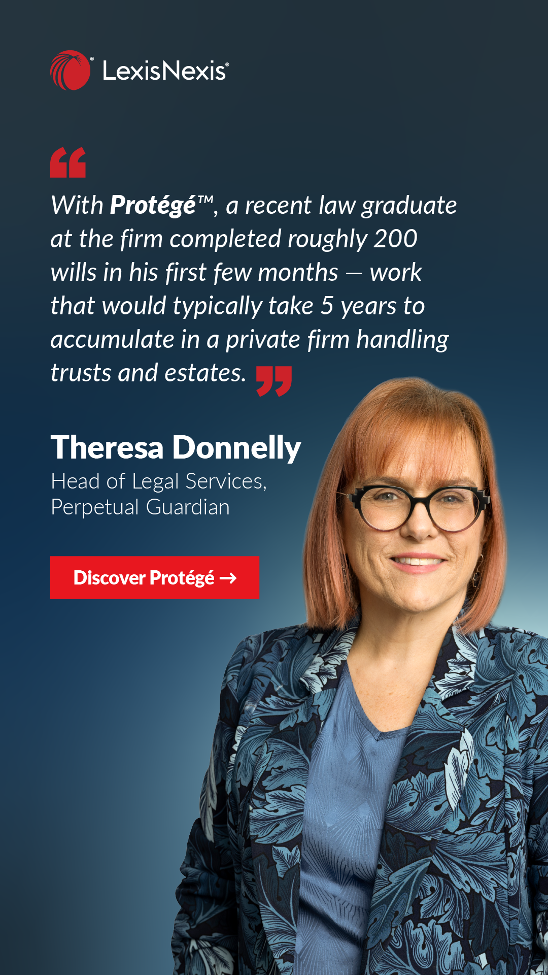 LexisNexis New Zealand Facebook ad: Real Results with Protégé