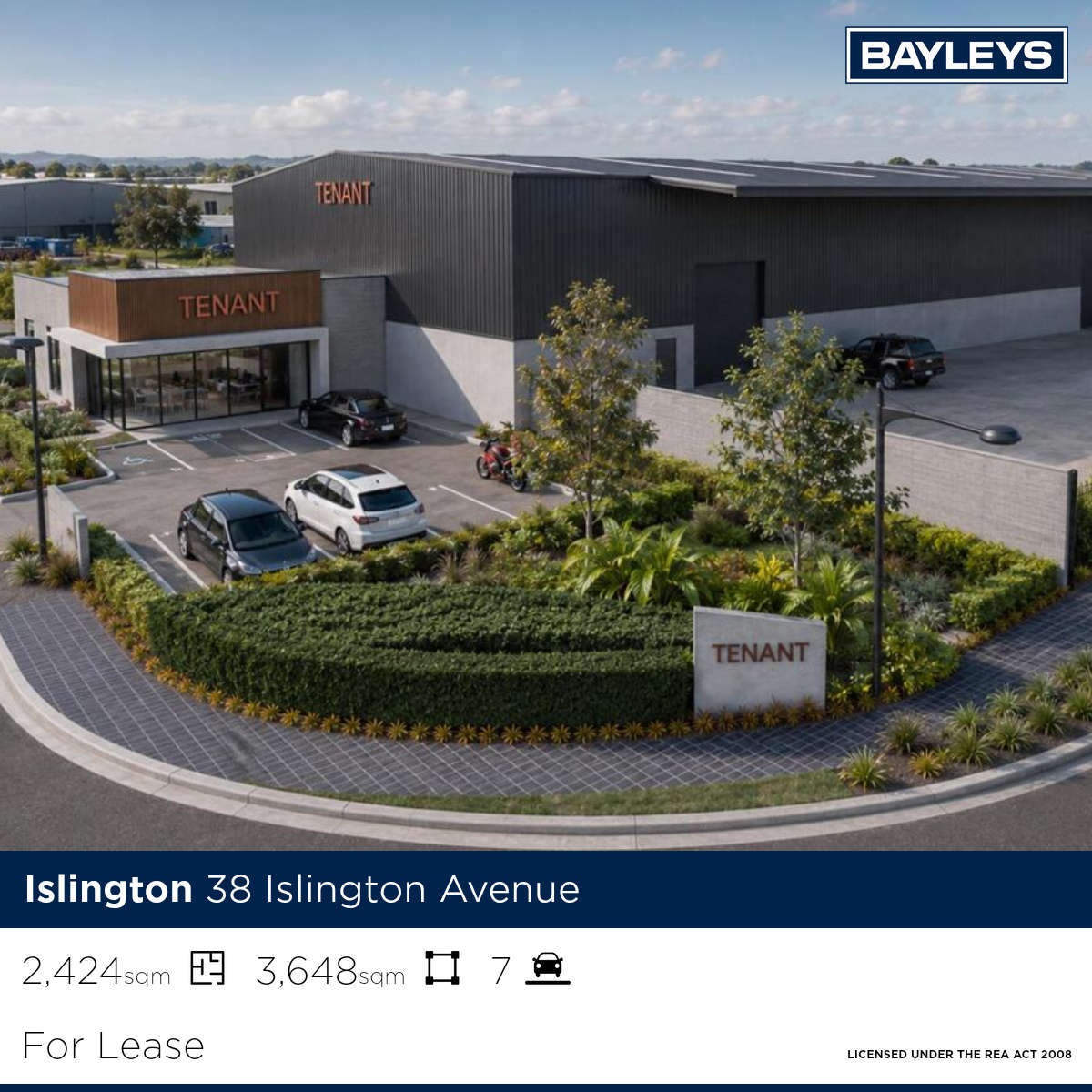 Bayleys Canterbury Commercial Facebook ad from Aug 13, 2026