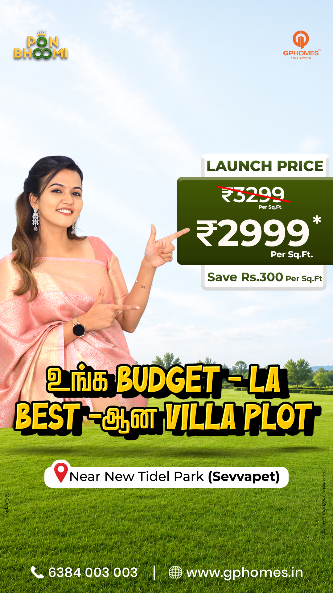 GP HOMES PVT LTD Facebook ad