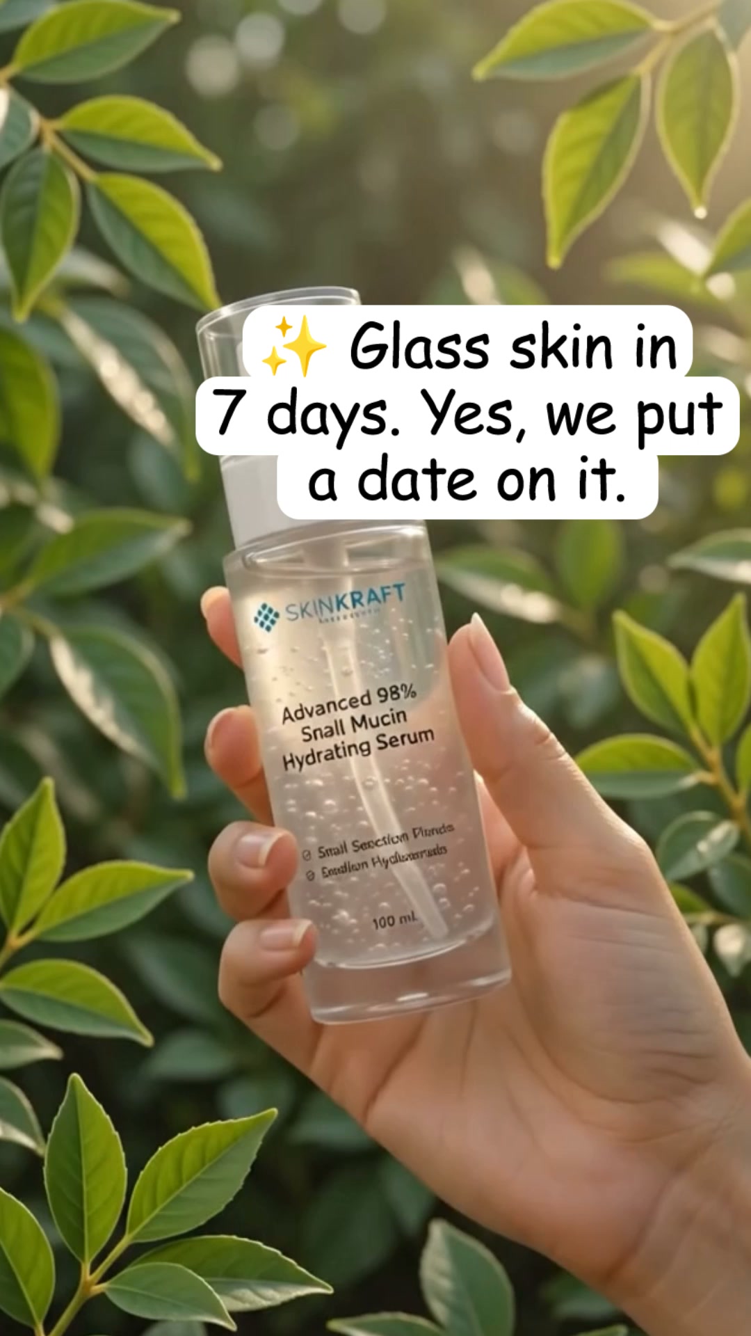 SkinKraft Facebook ad: 98% Concentrated Skin Renewal