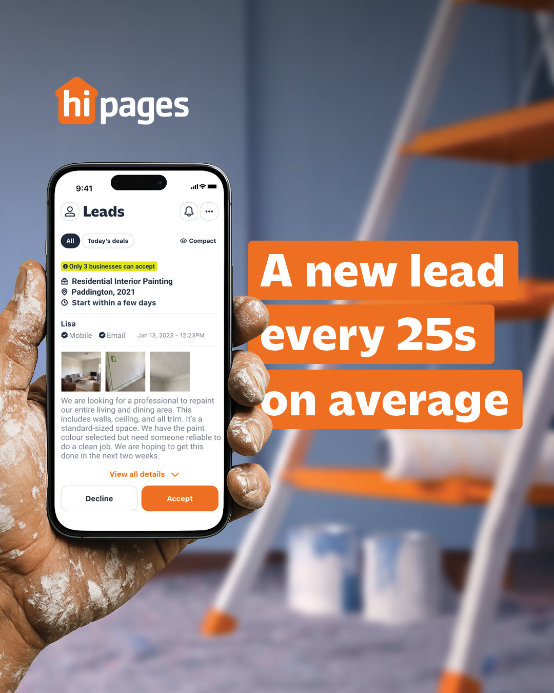 hipages Facebook ad