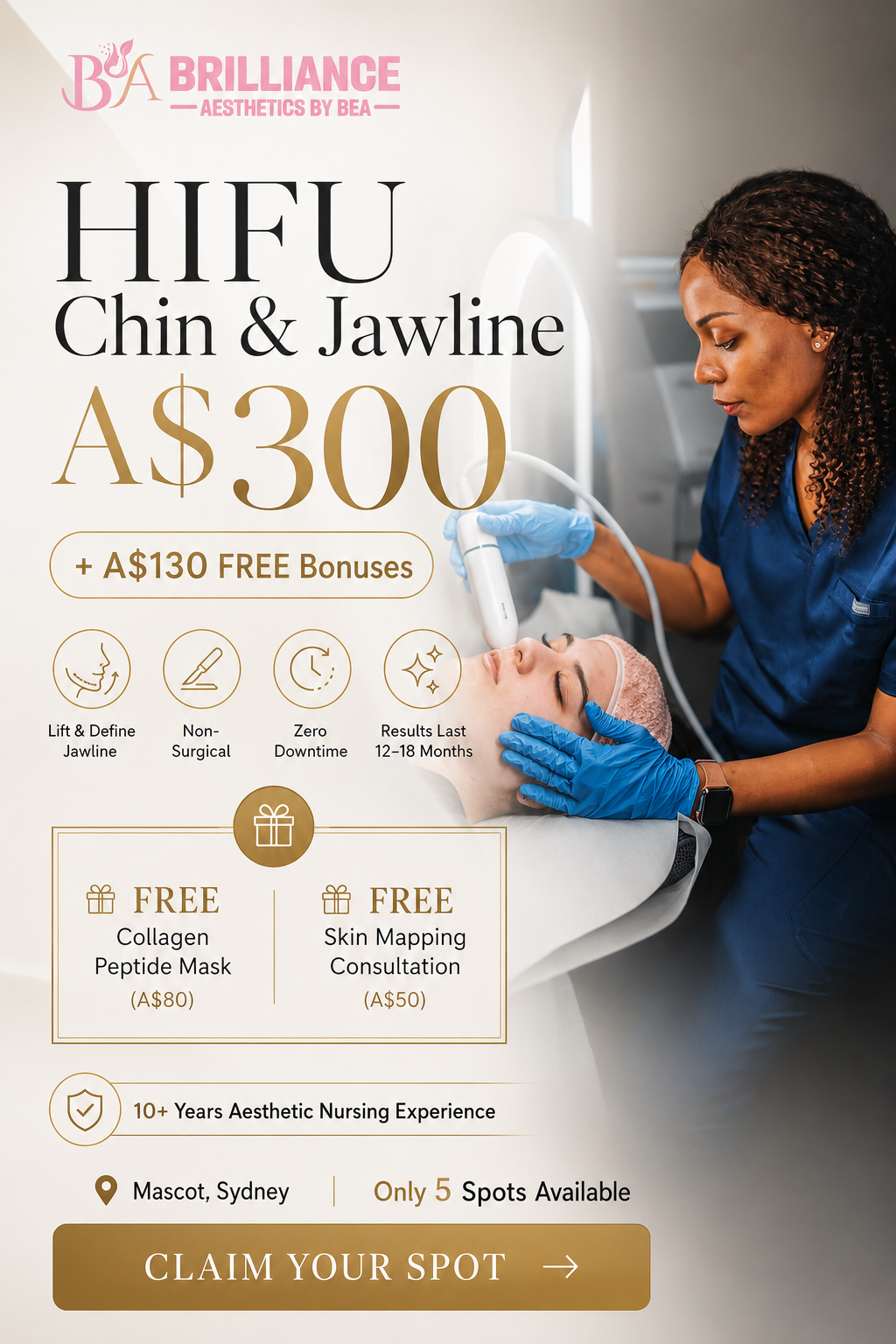 Brilliance Aesthetics Facebook ad from Jun 7, 2026