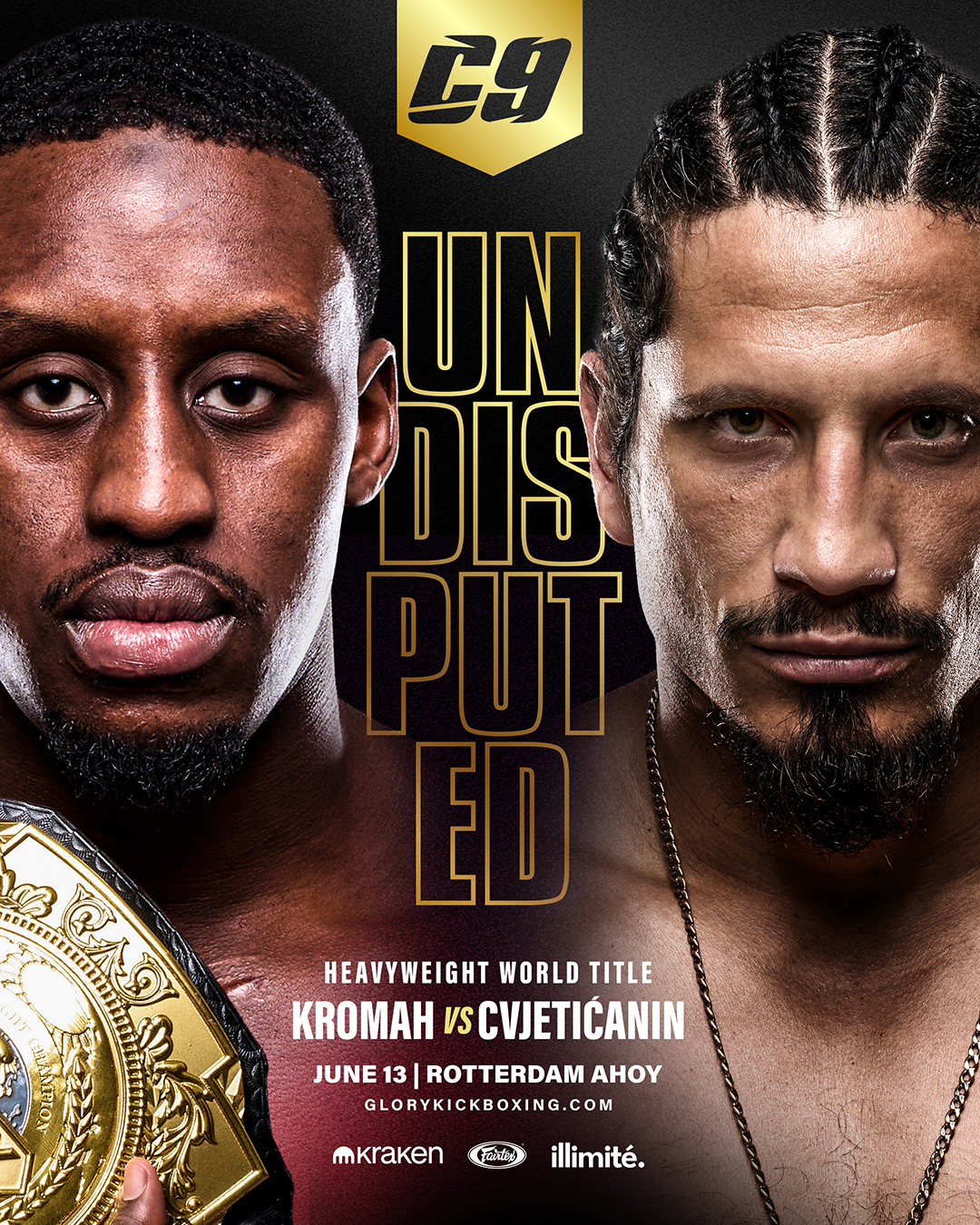 GLORY Kickboxing Facebook ad from Jun 12, 2026