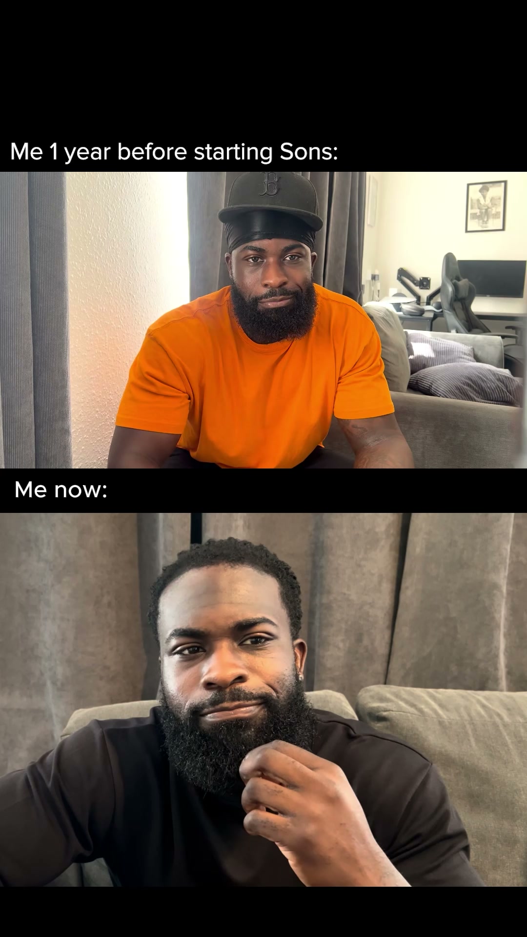Sons Facebook ad: Your hairline. Your call.
