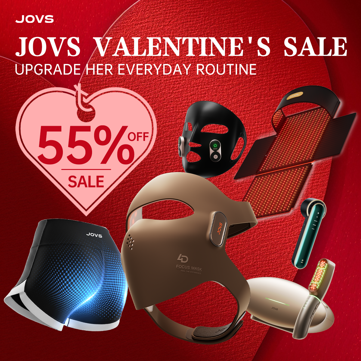 JOVS Facebook ad: JOVS New Year Sale 2026 | Save Up to 55% | New Year, New…