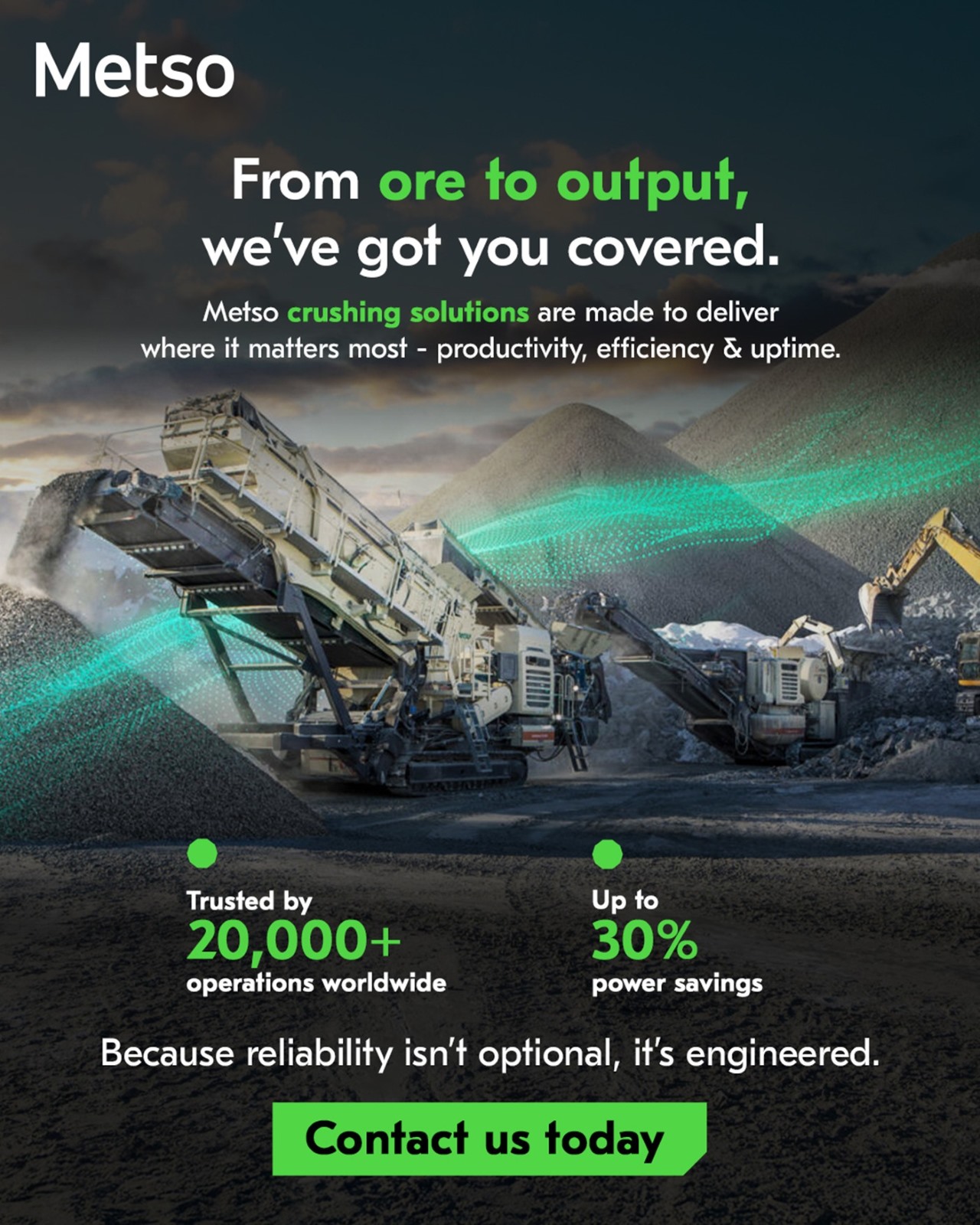 Metso Facebook ad from Feb 3, 2026