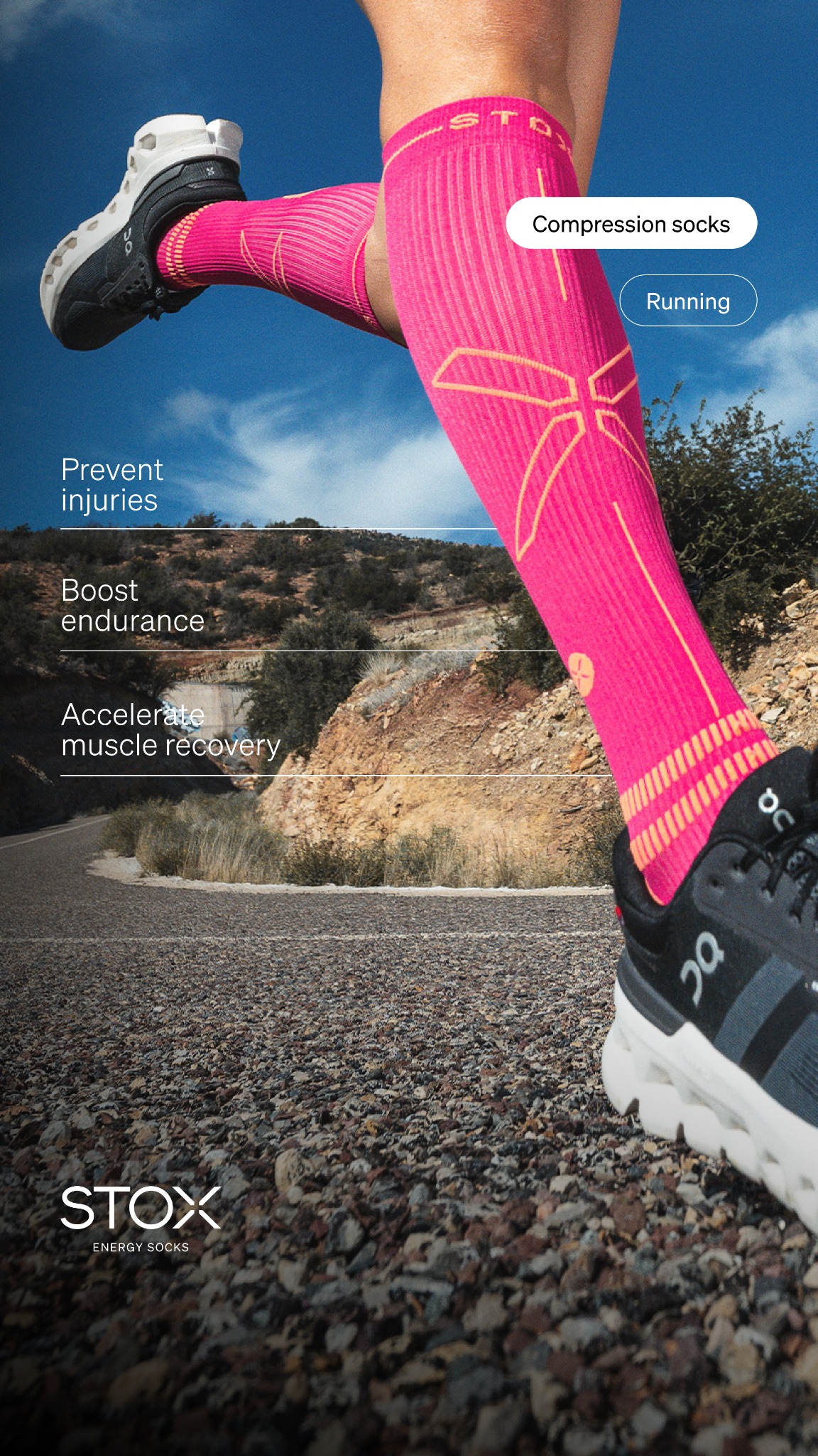 STOX Energy Socks Facebook ad