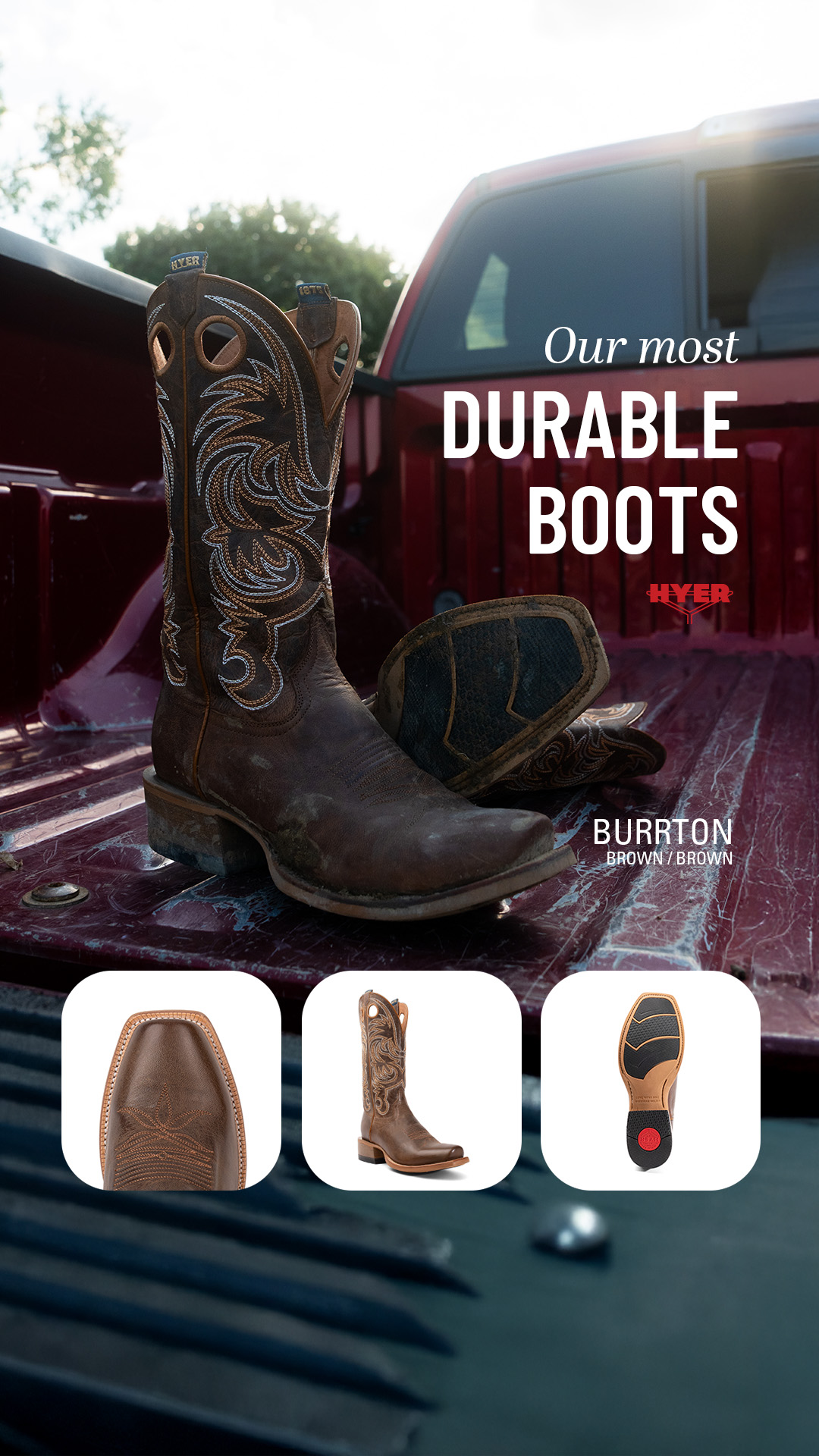 Hyer Boots Facebook ad