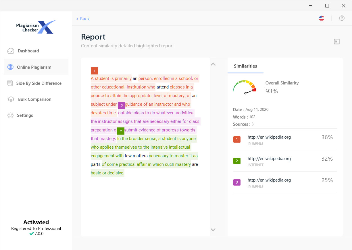 Plagiarism Checker X Facebook ad: Plagiarism Checker X - Text Similarity Detector