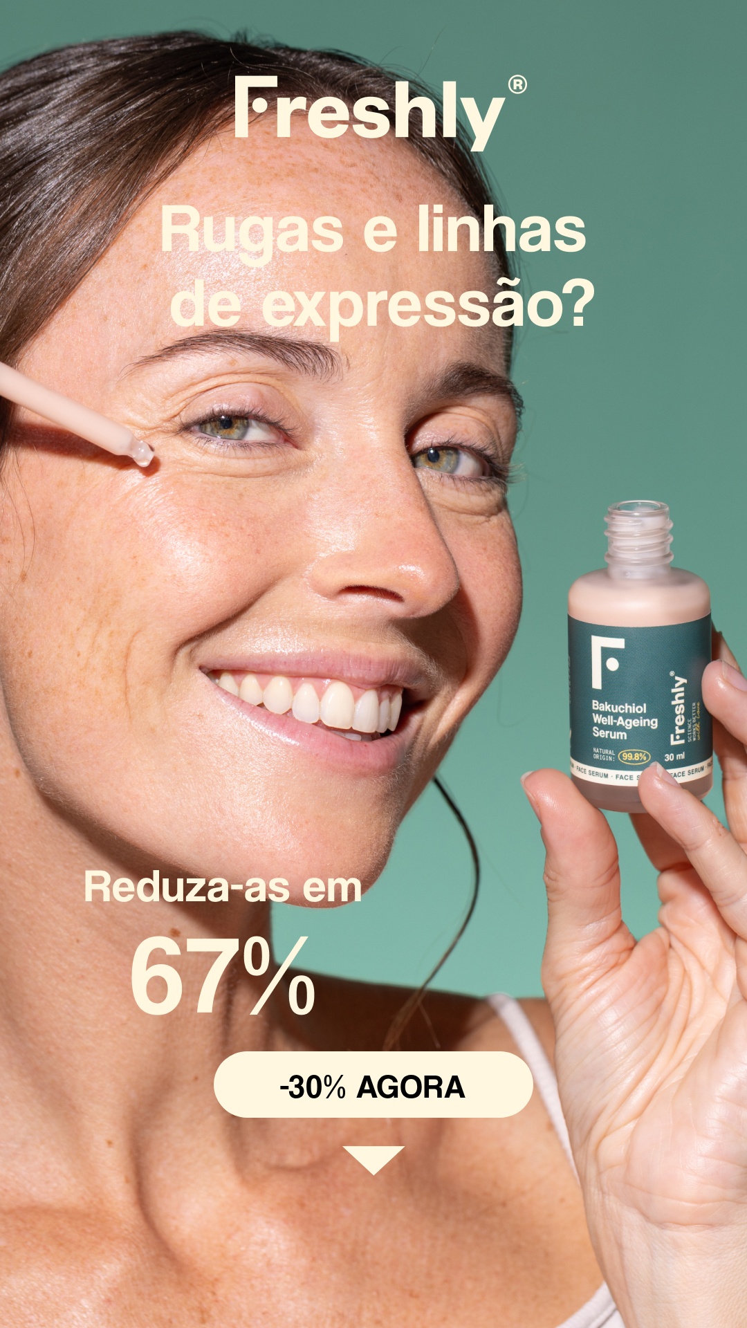 Freshly Cosmetics Facebook ad from Feb 22, 2026