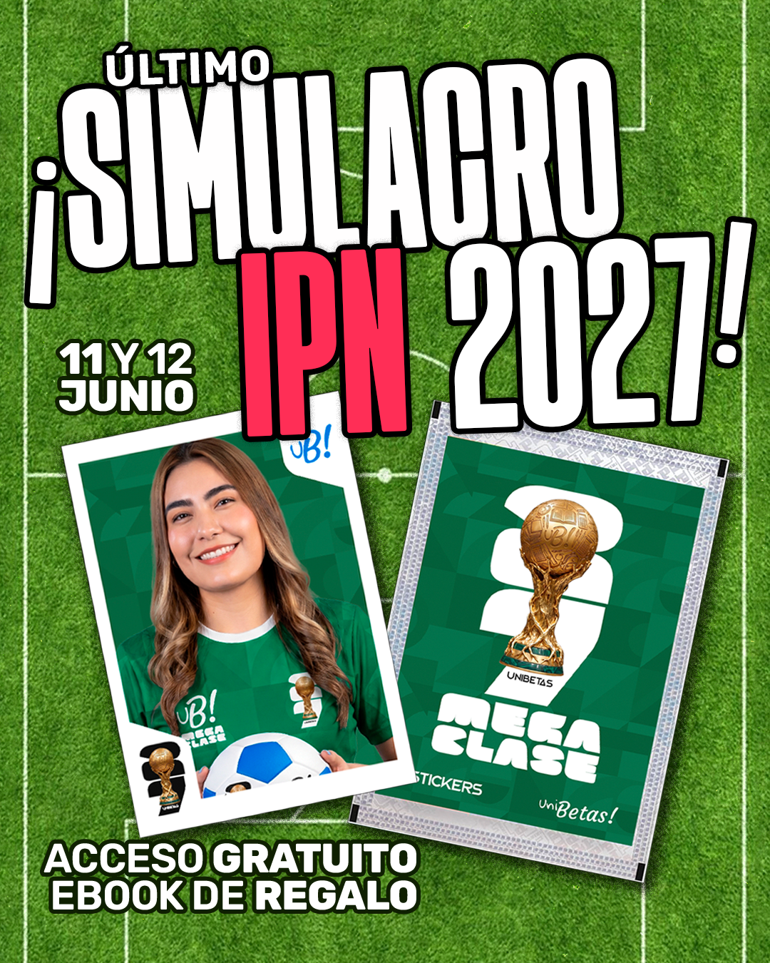 Unibetas Facebook ad: Examen Simulacro IPN