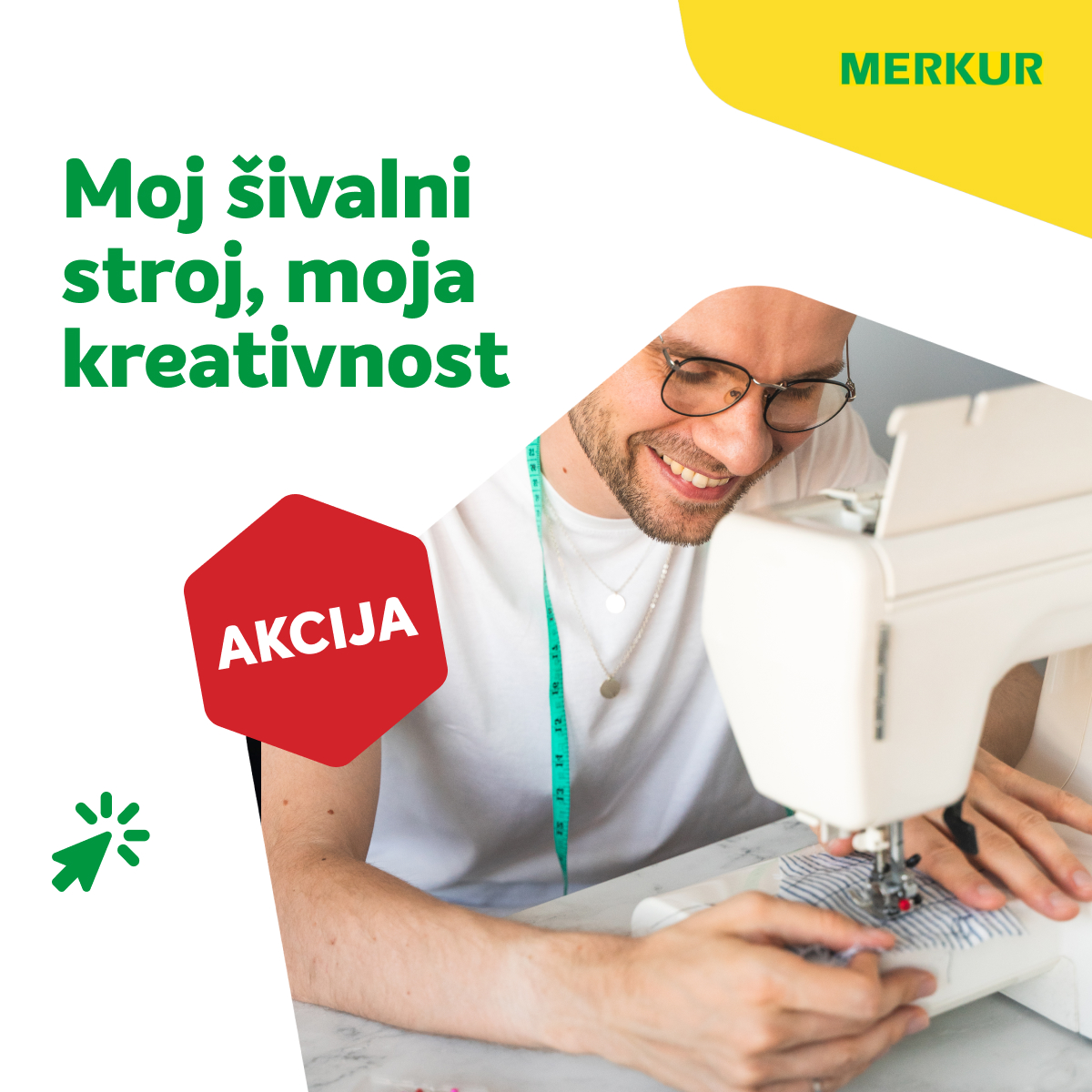 Merkur Facebook ad: Zanesljiv šiv kar doma!