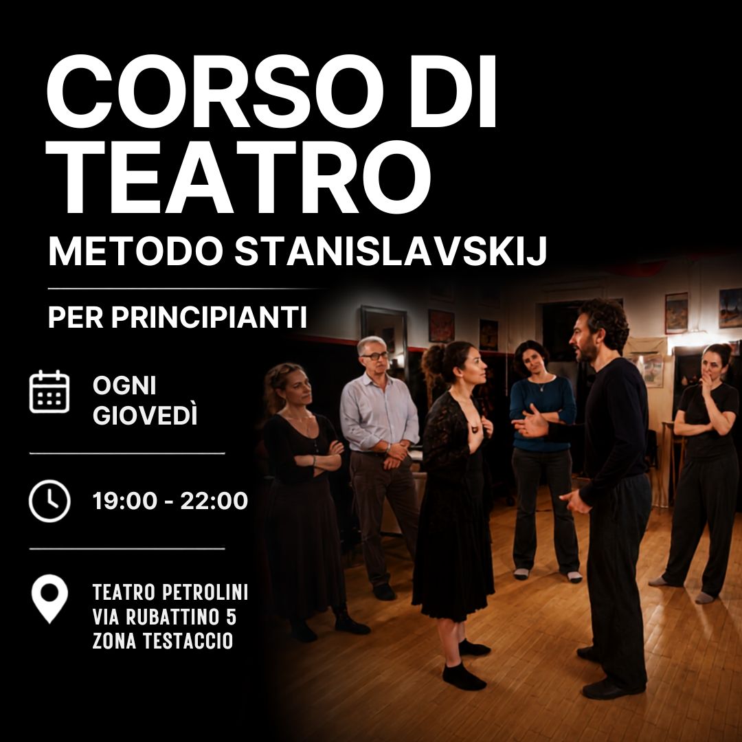 Scuola di teatro Stanislavskij di Margarita Smirnova Facebook ad: Corso di Teatro