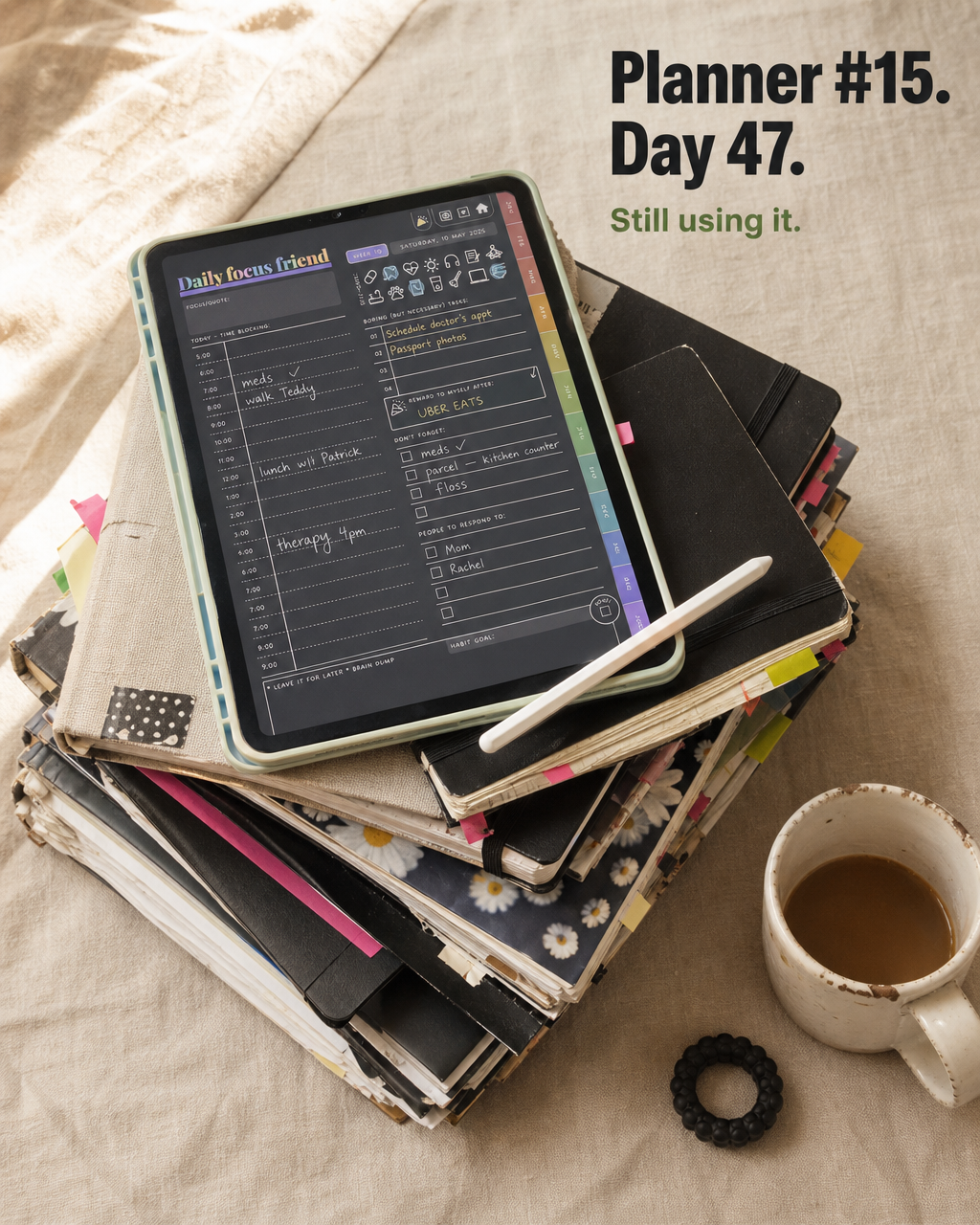 Glowee Facebook ad: Planner #15. The one that stuck.