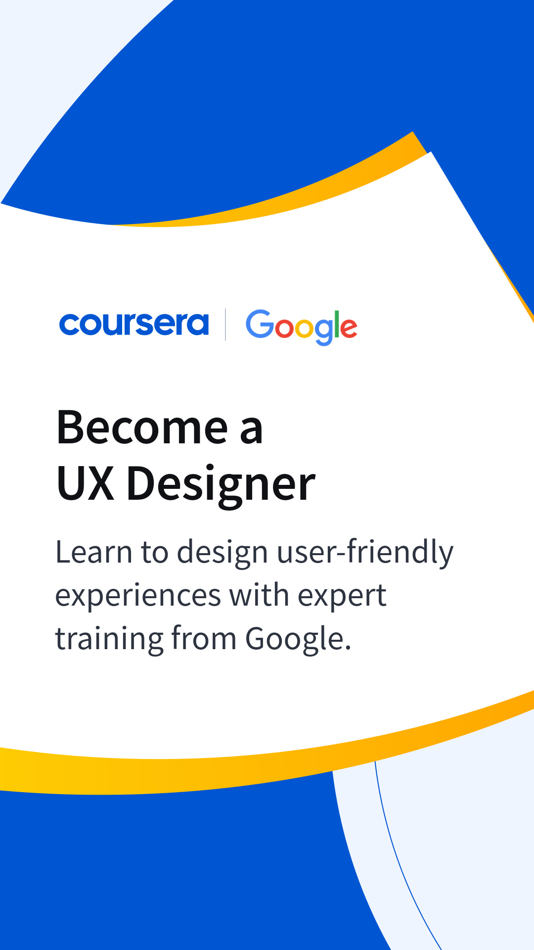 Coursera Facebook ad