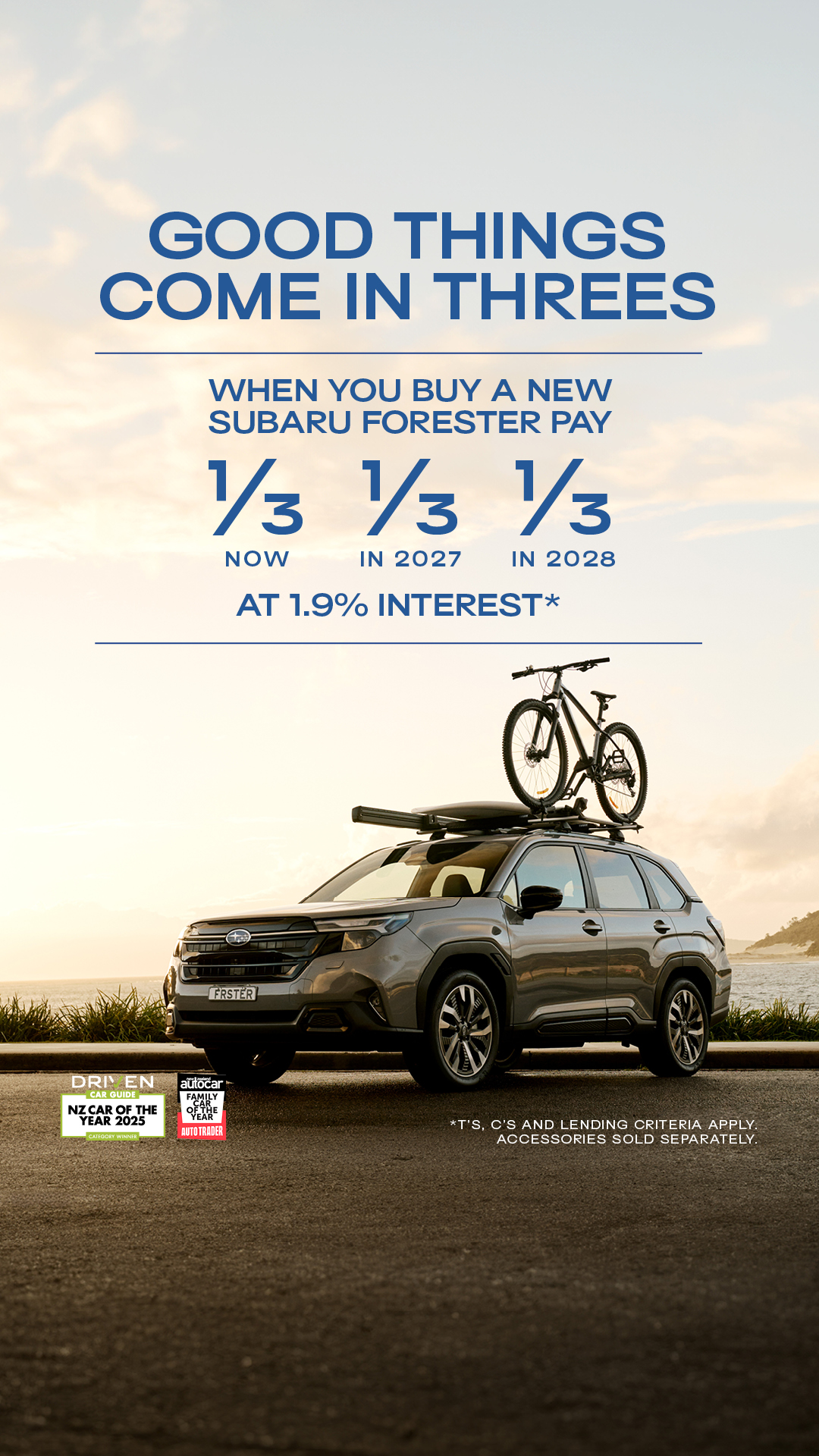 Subaru New Zealand Facebook ad from Jul 1, 2026