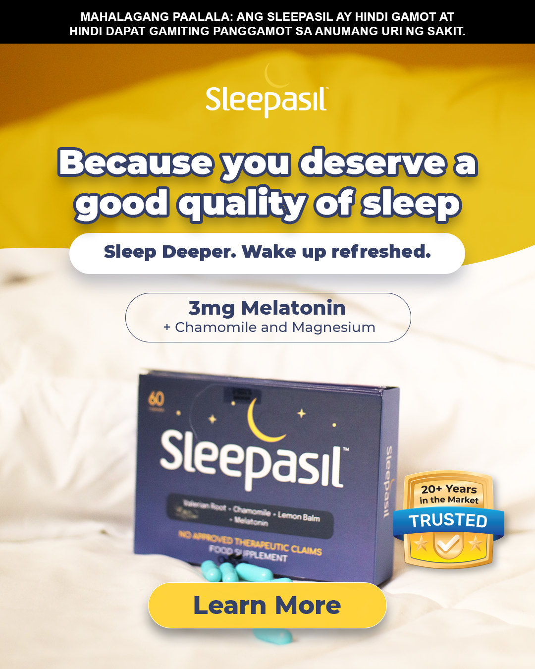 SLEEPASIL Facebook ad
