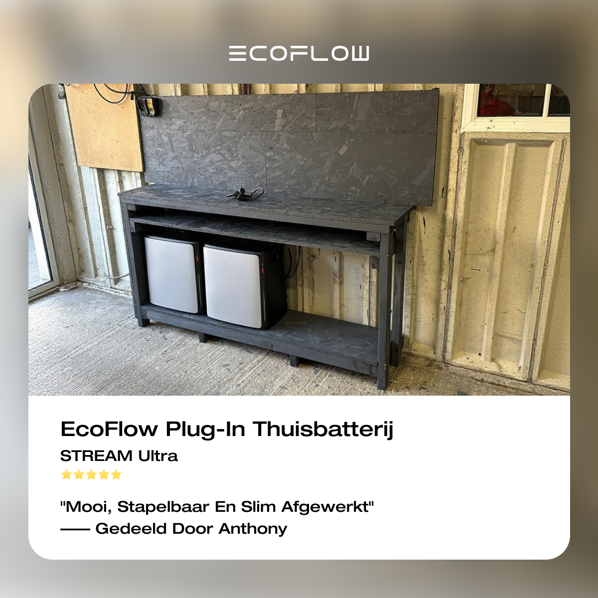 EcoFlow NL Facebook ad: EcoFlow Plug-in Thuisbatterij
