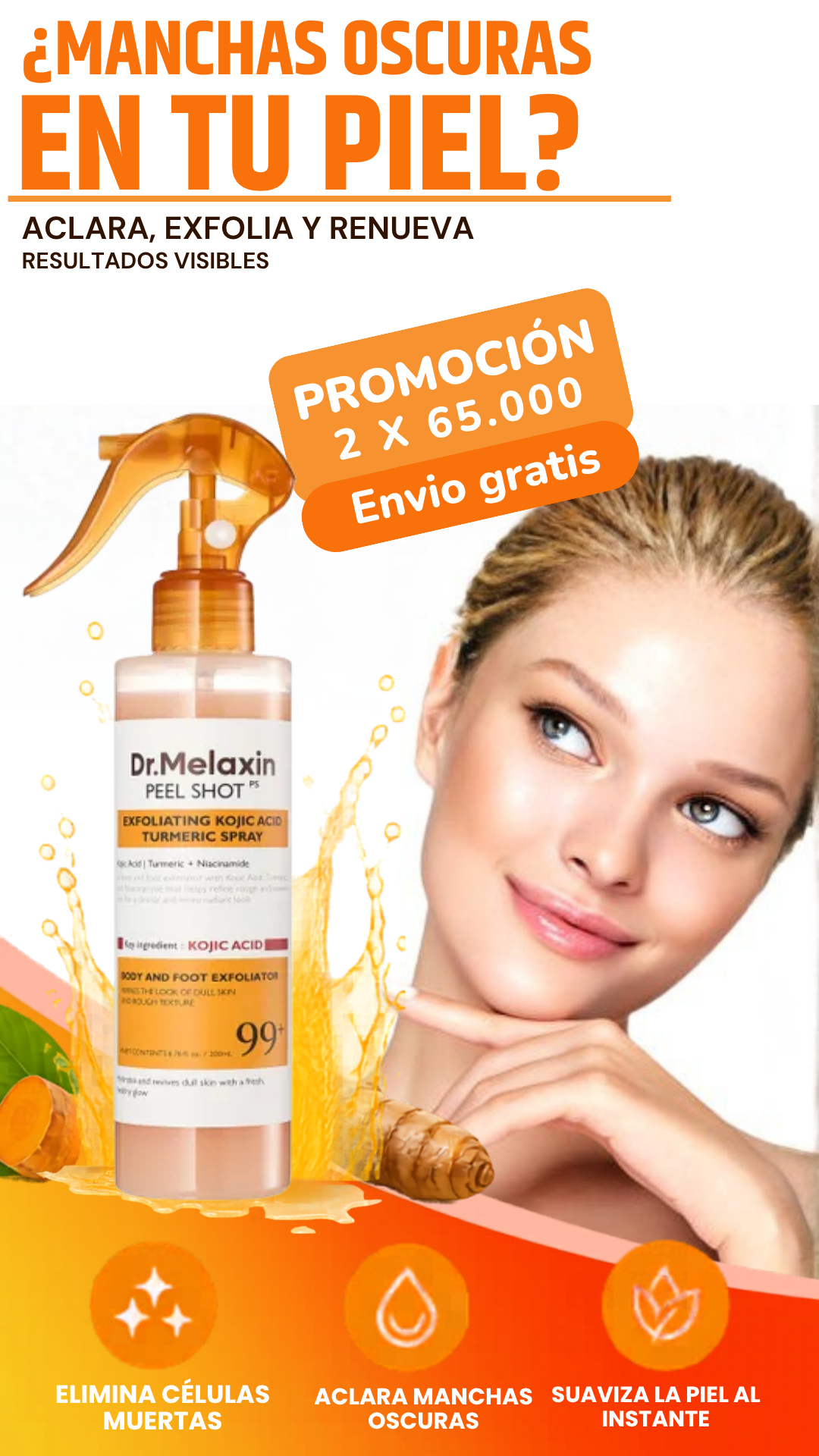 DropiMarket Facebook ad: ¡Pide hoy y transforma tu rutina facial!