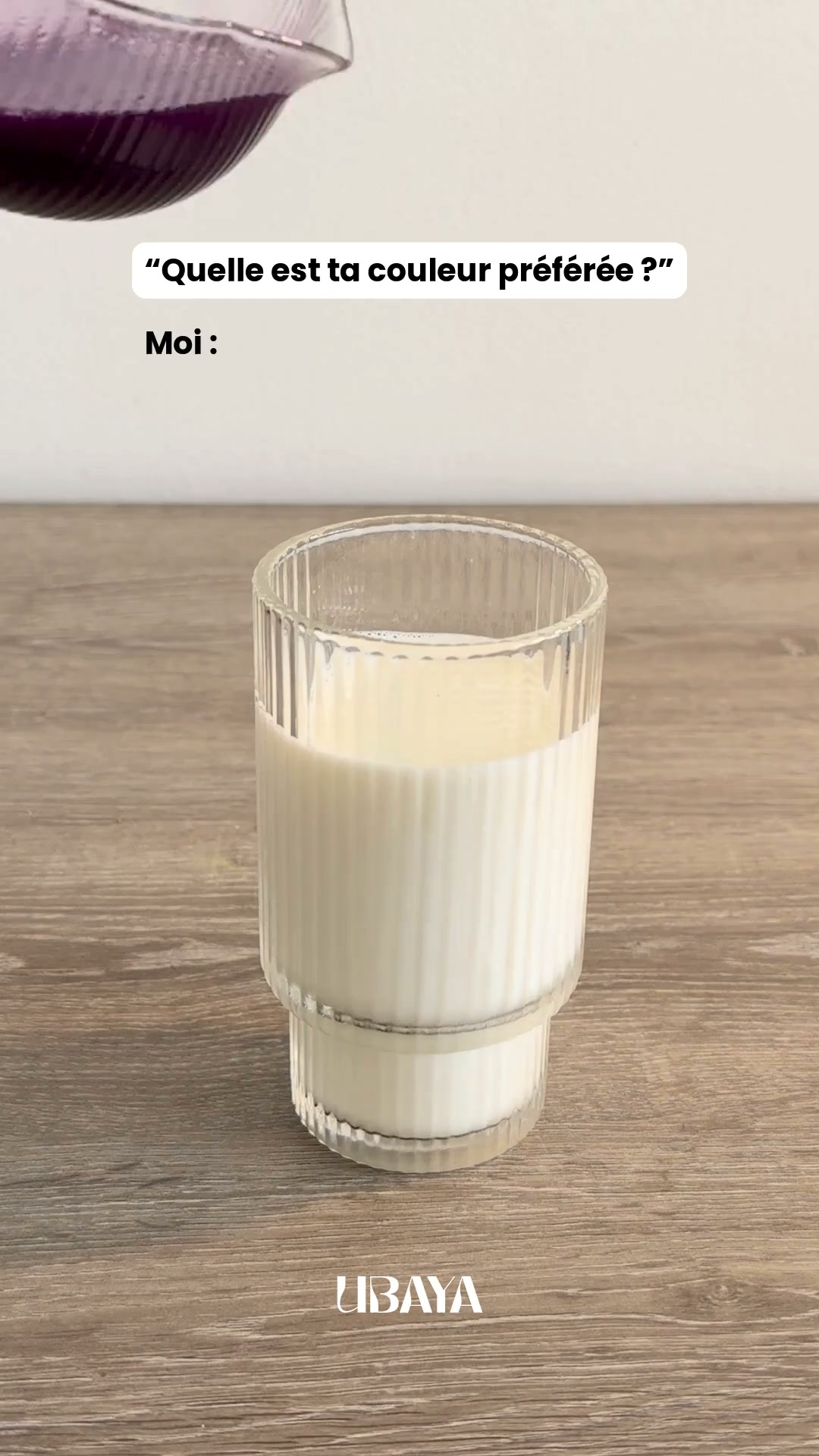 Ubaya Facebook ad: 2 sachets + mousseur offert