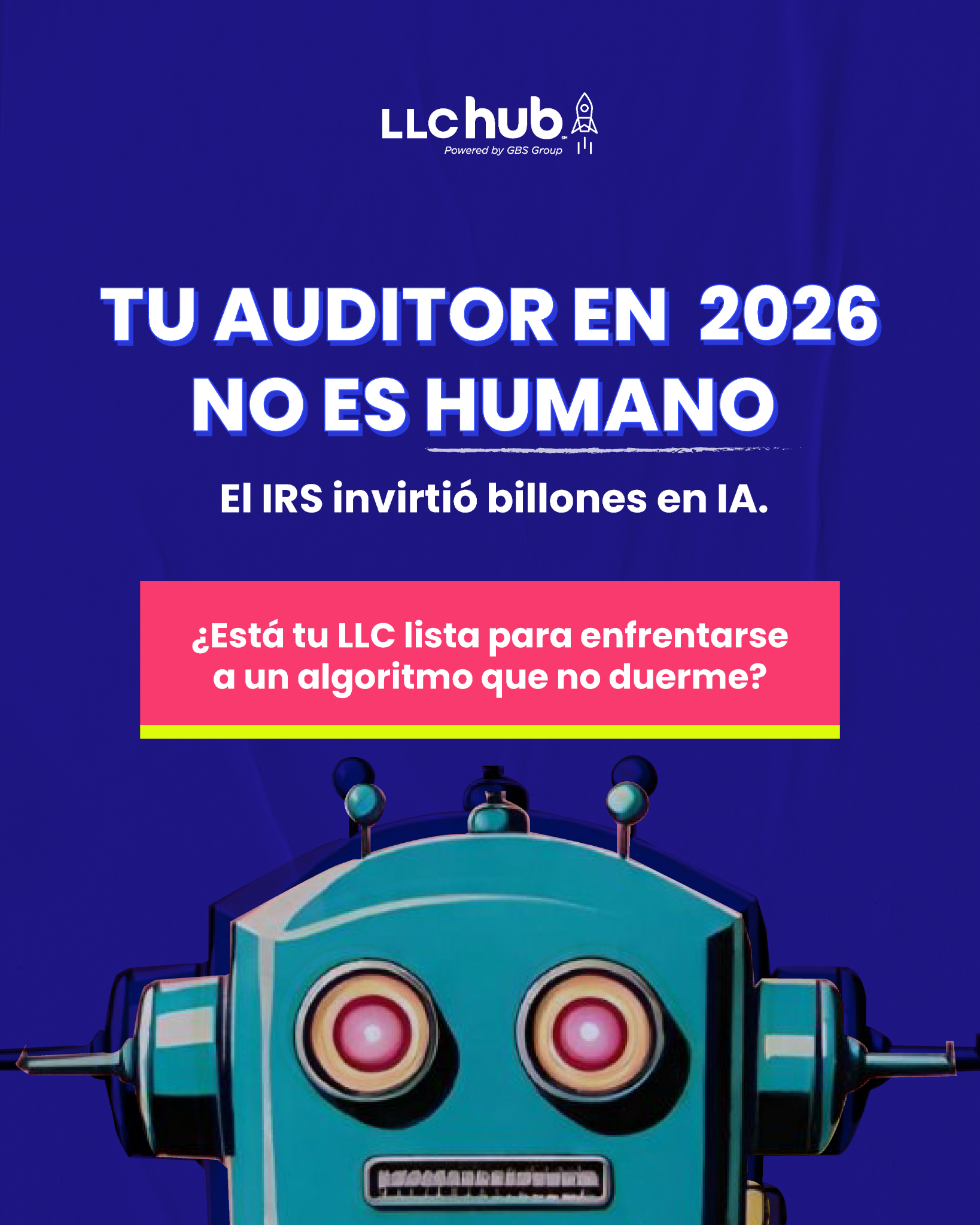 LLC Hub Facebook ad: El IRS invirtió miles de millones en la…