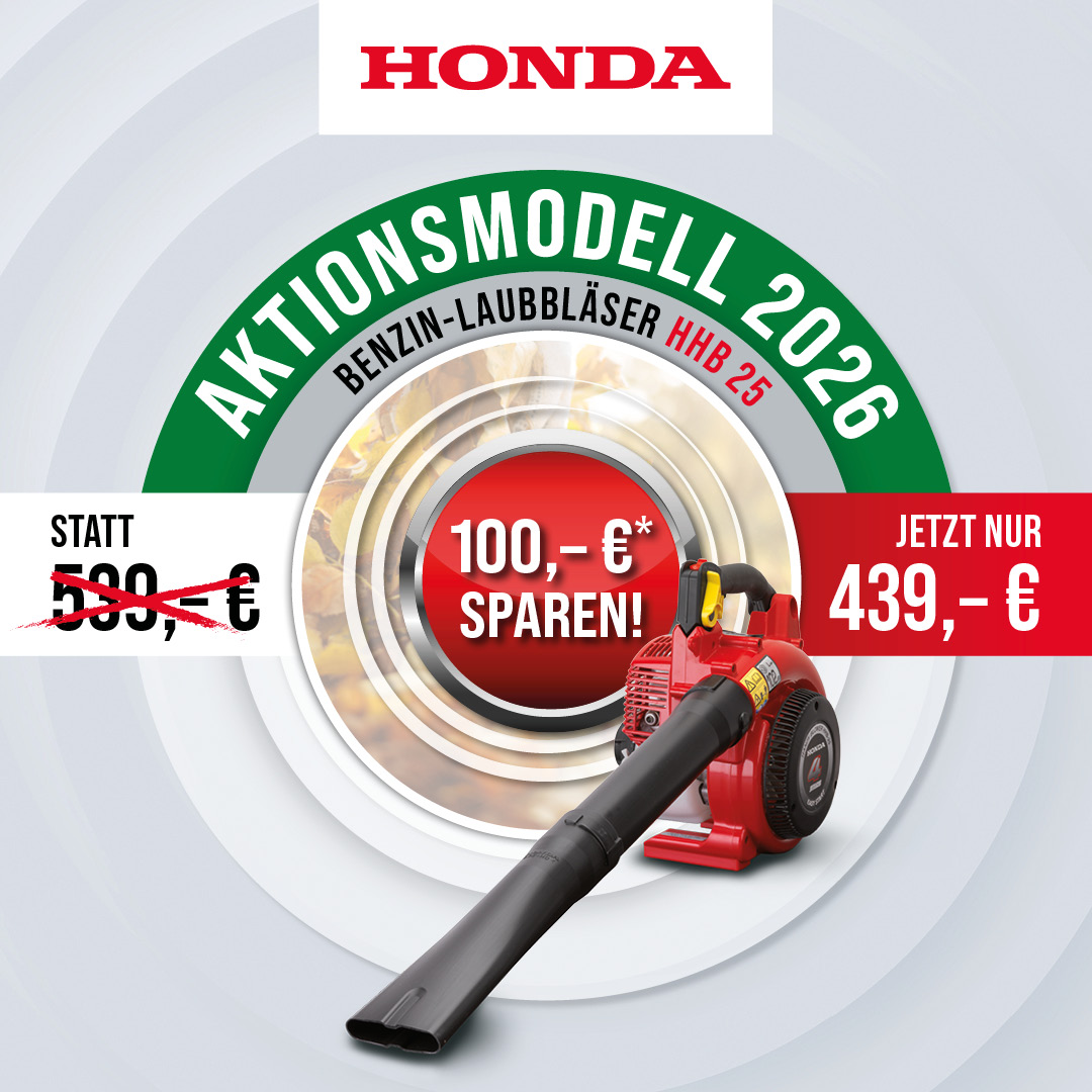 Honda Deutschland Power Products Facebook ad: Honda Laubbläser HHB 25