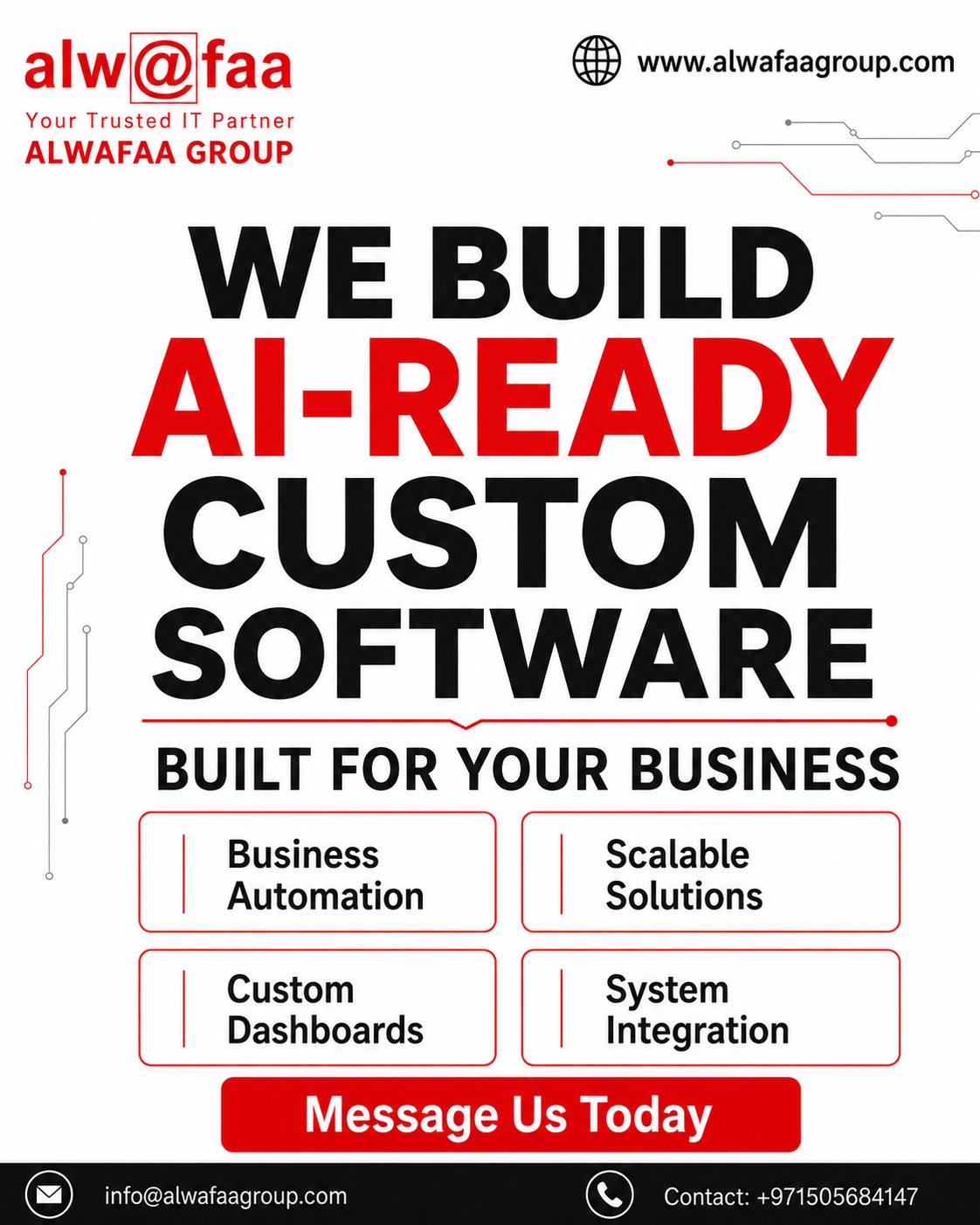 Alwafaa Group Facebook ad