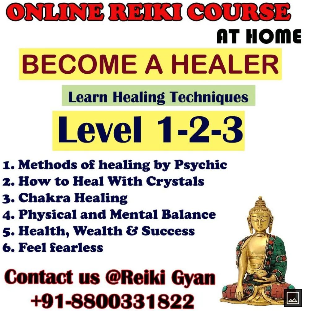 Reiki Gyan Facebook ad: Professional Healing relieve pain, reduce stress, boost…