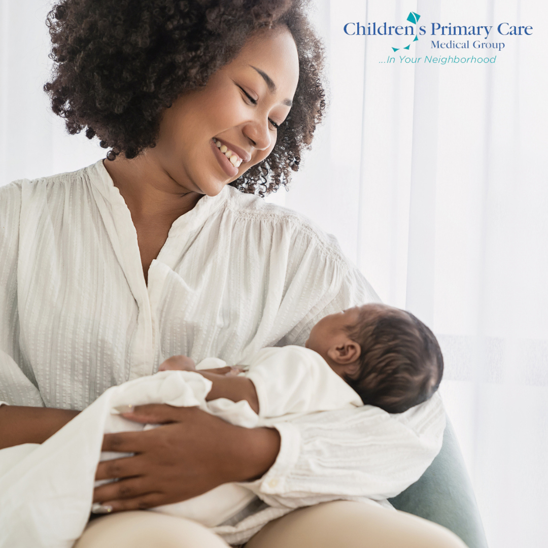 Children's Primary Care Medical Group Facebook ad: Welcoming a new baby into the world is…