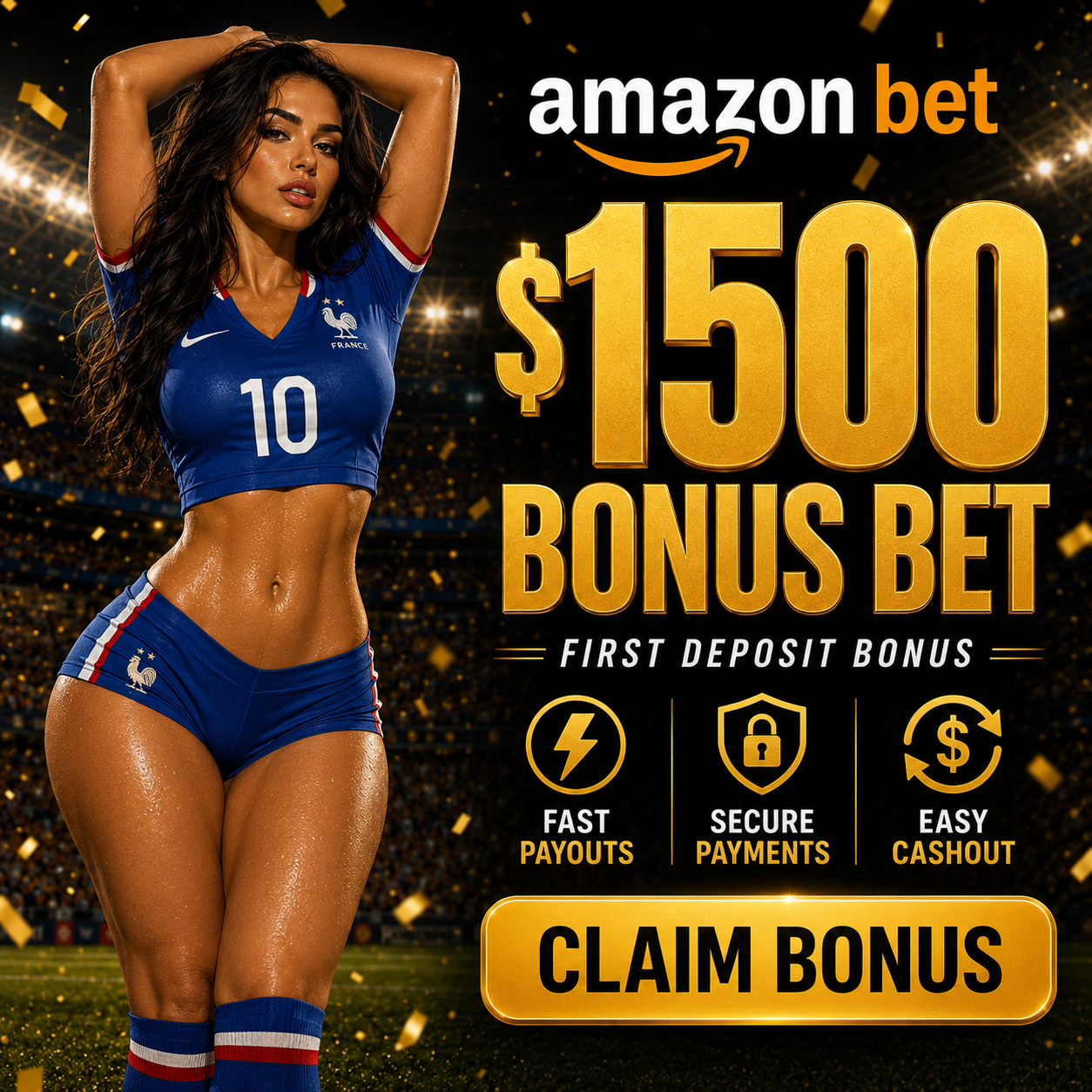 Play Area Facebook ad: Amazon Bet - Sportsbook