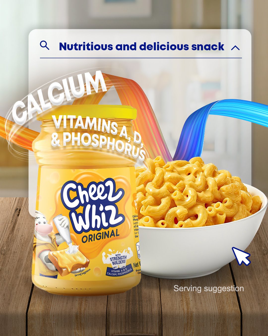 Cheez Whiz Facebook ad from Feb 7, 2026