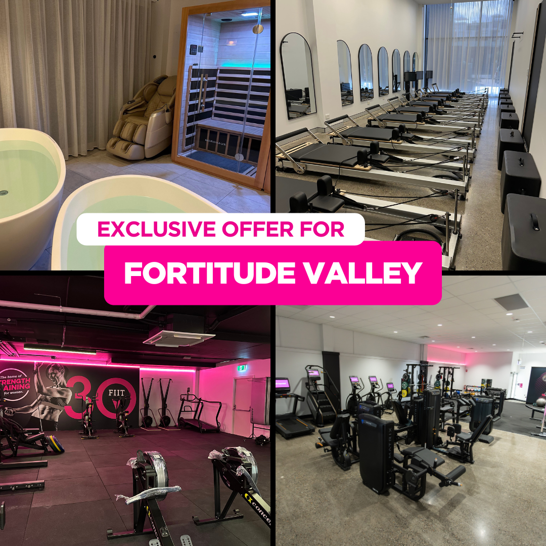 Fernwood Newstead Facebook ad: FORTITUDE VALLEY Exclusive Offer