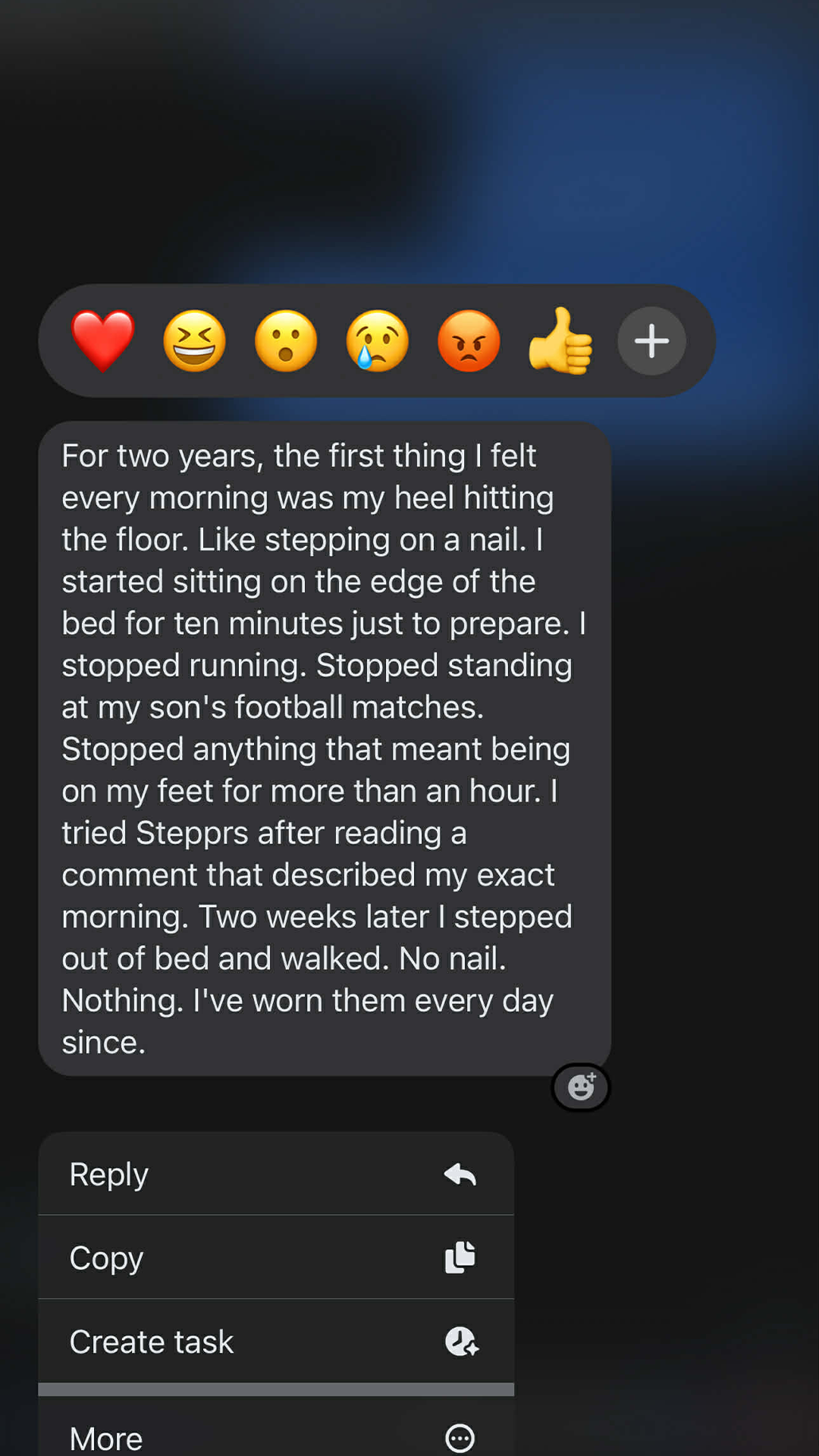 Stepprs Facebook ad
