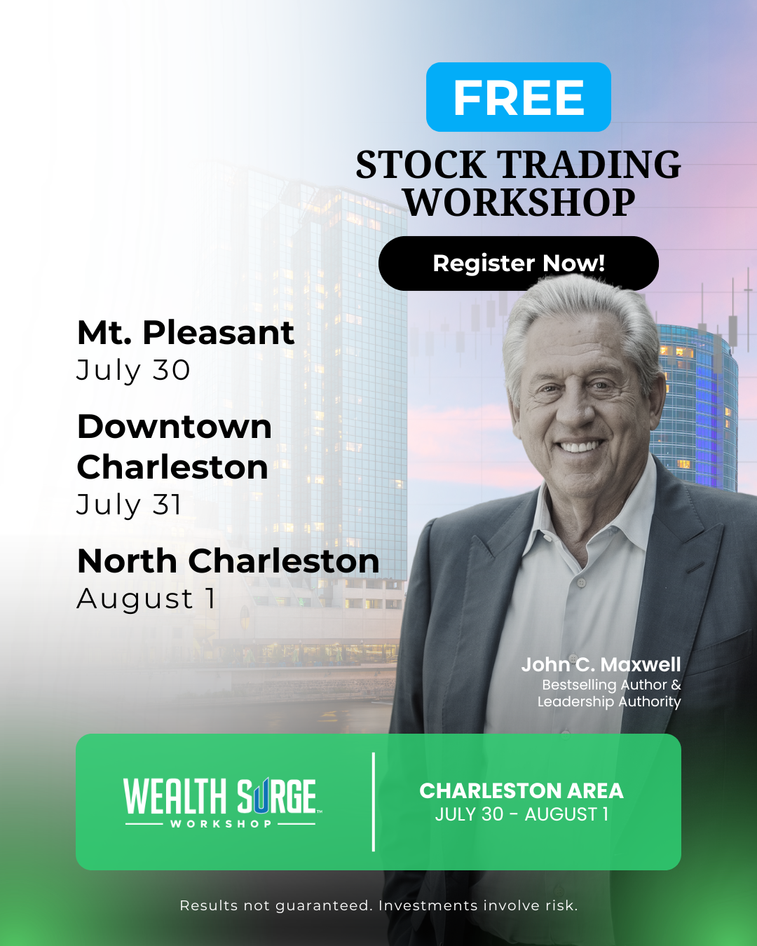 Wealth Surge Workshop Facebook ad