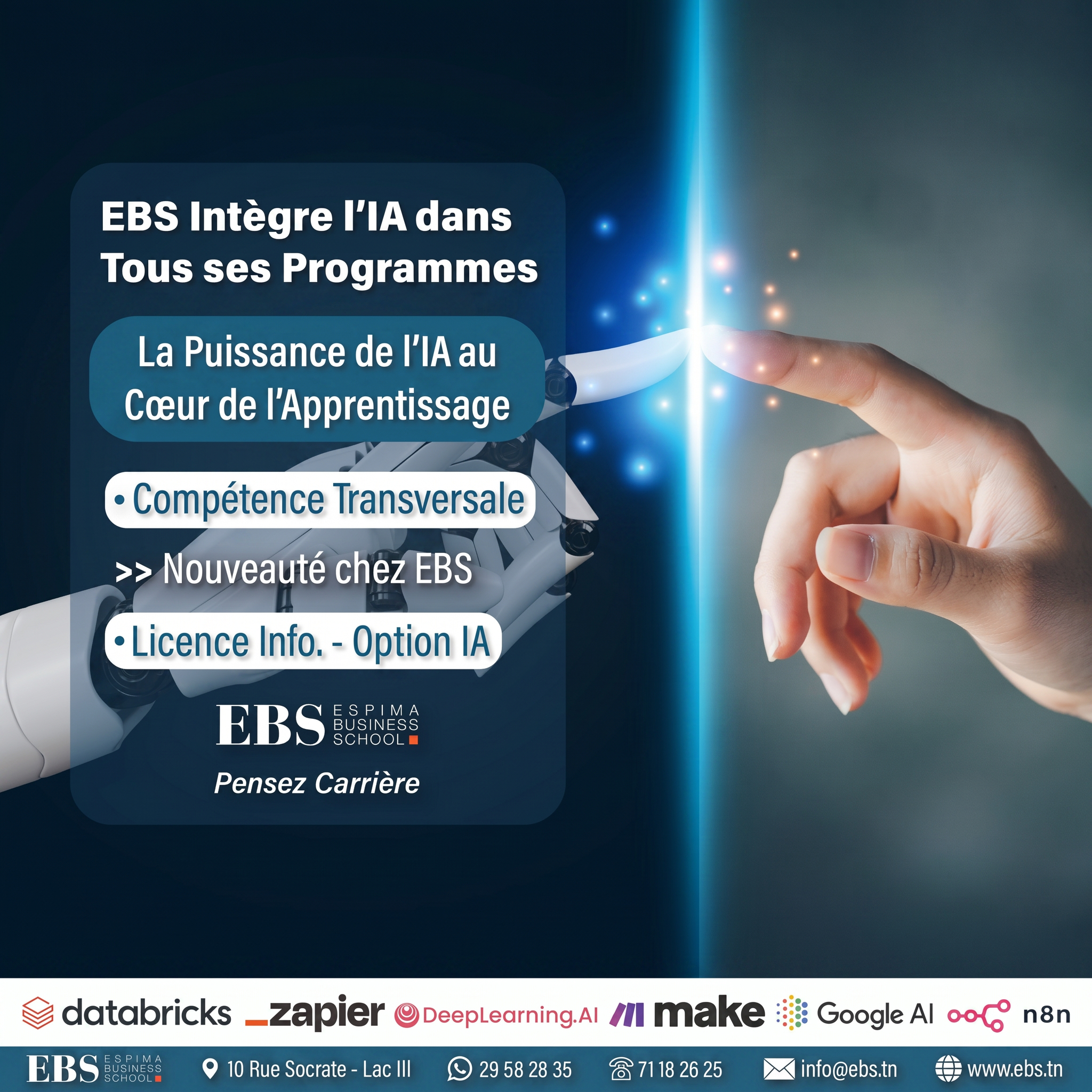 Espima Business School Facebook ad