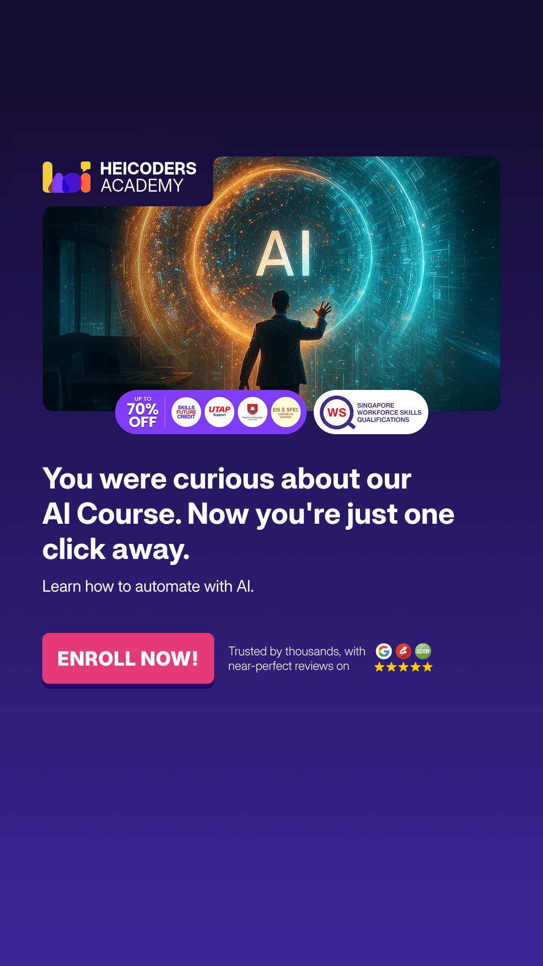 Heicoders Academy Facebook ad