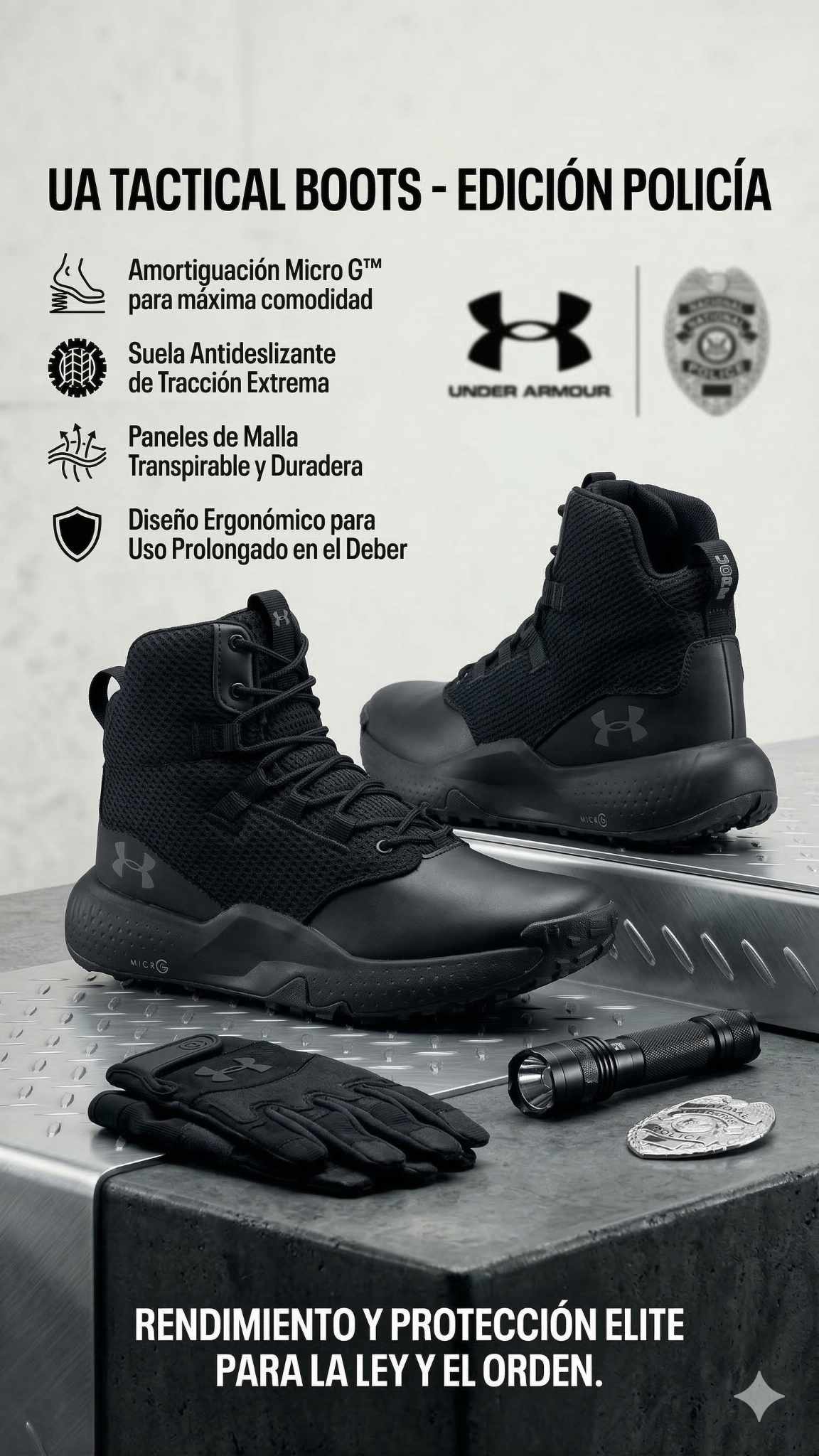 Botas Tacticas Store  Facebook ad
