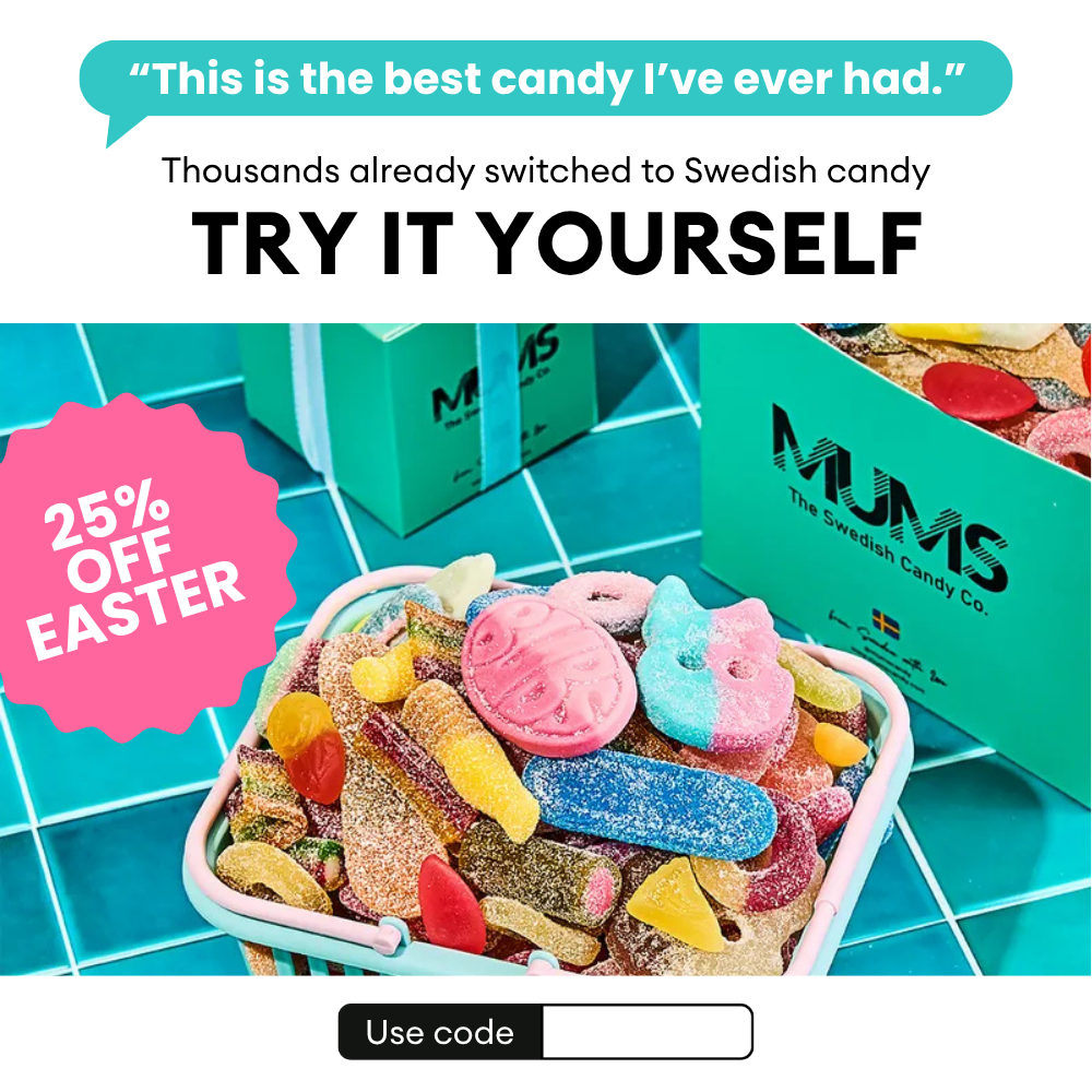 Mums - The Swedish Candy Co. Facebook ad