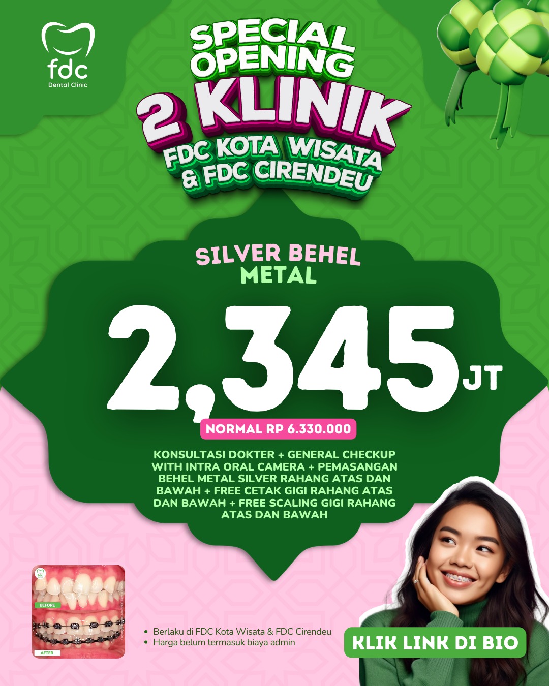 Klinik Gigi FDC Facebook ad