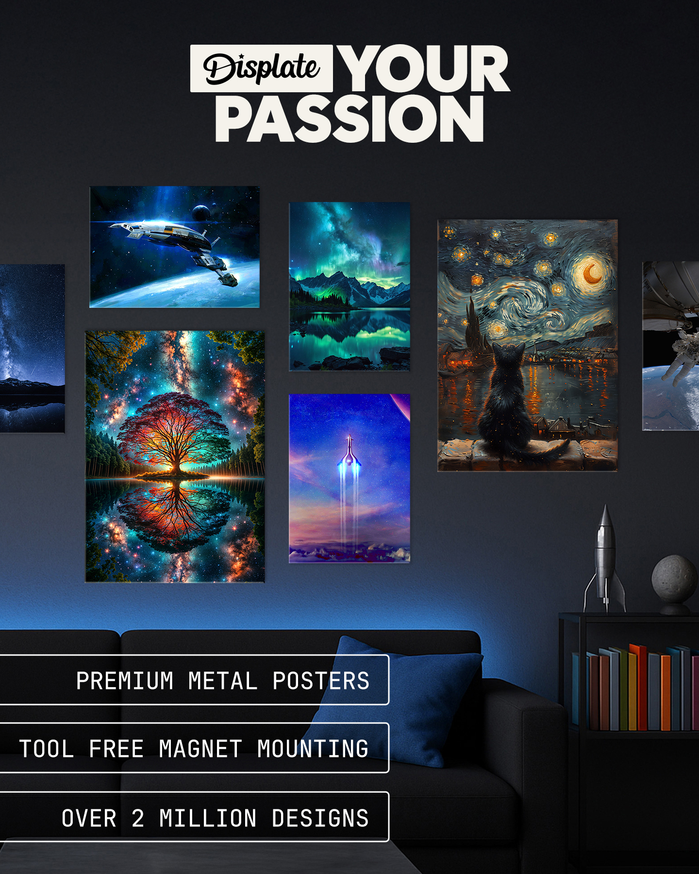 Displate Facebook ad